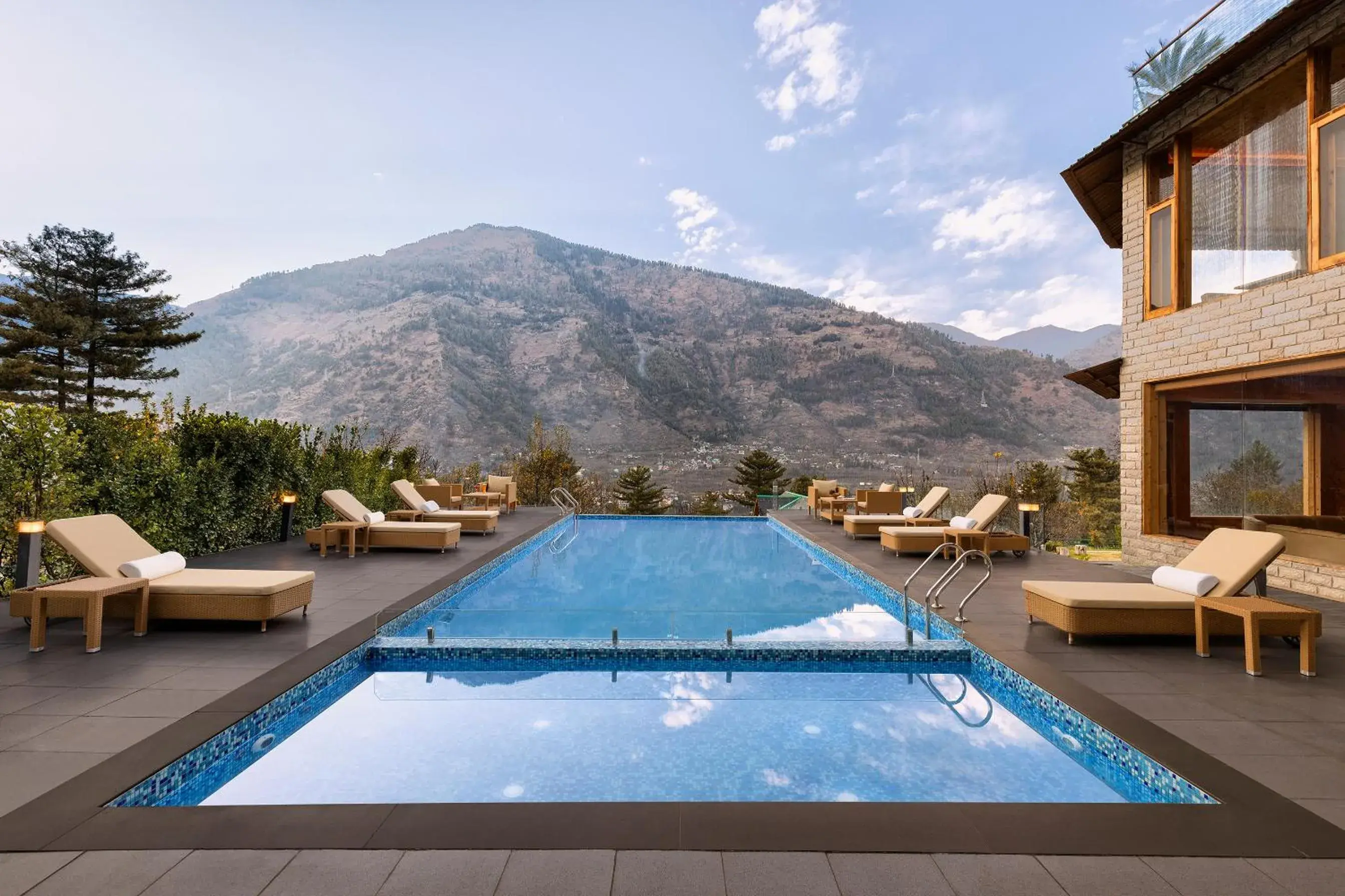 Swimming pool in Baragarh Resort & Spa, Manali- IHCL SeleQtions Swimming pool in Baragarh Resort & Spa, Manali- IHCL SeleQtions