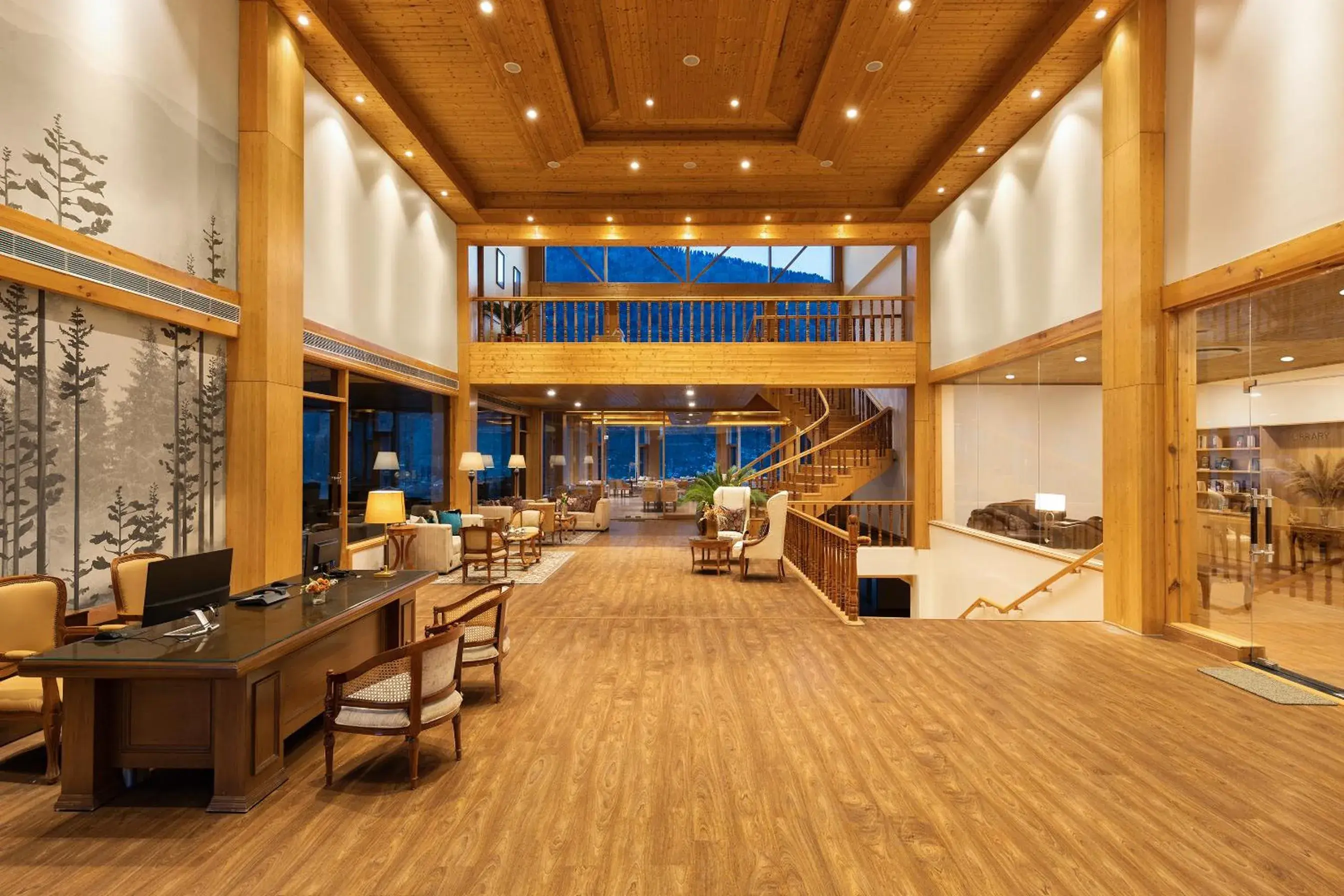 Lobby or reception in Baragarh Resort & Spa, Manali- IHCL SeleQtions Lobby or reception in Baragarh Resort & Spa, Manali- IHCL SeleQtions