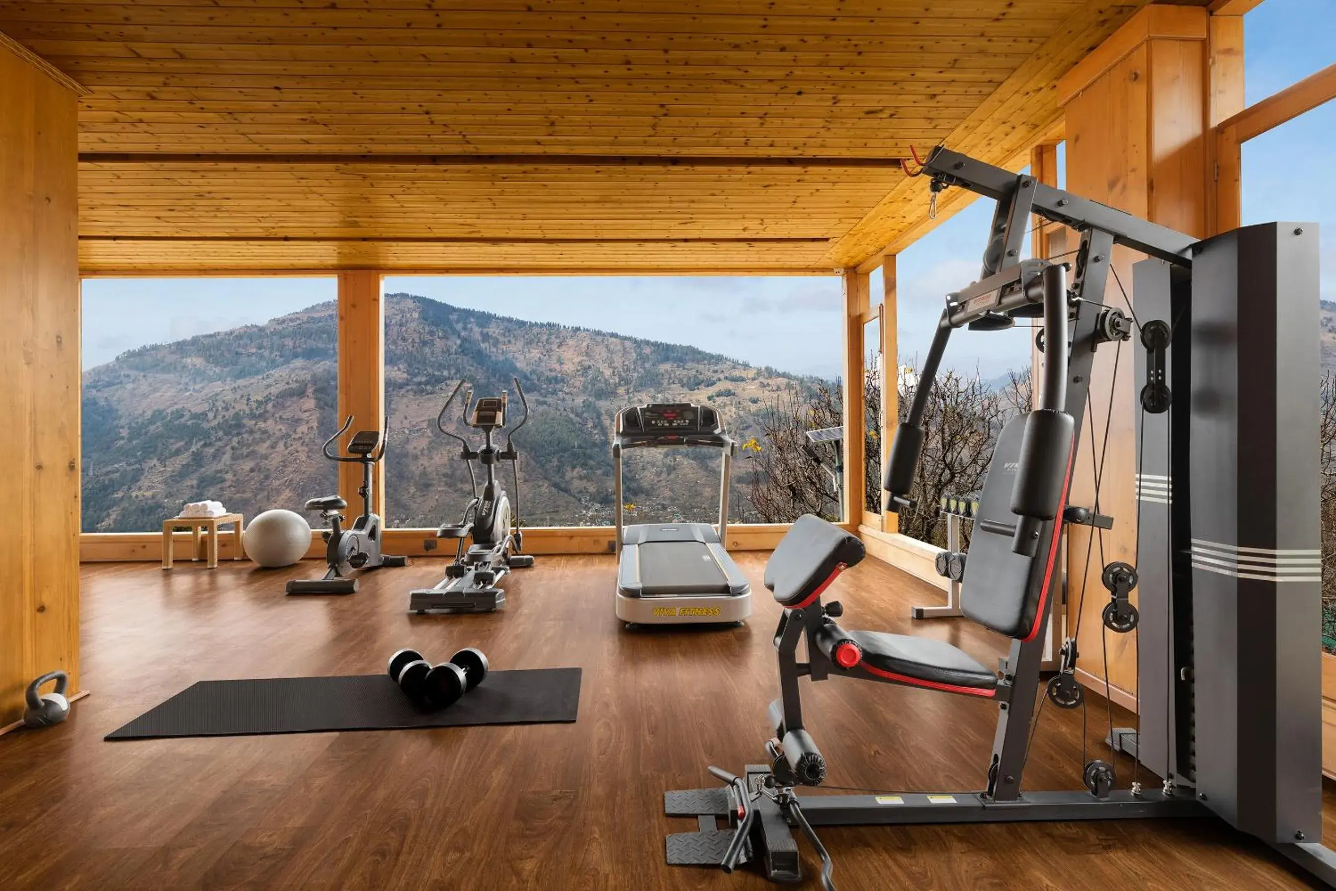 Fitness centre/facilities in Baragarh Resort & Spa, Manali- IHCL SeleQtions Fitness centre/facilities in Baragarh Resort & Spa, Manali- IHCL SeleQtions