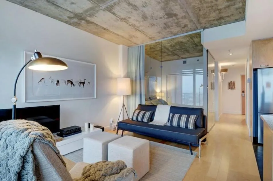 Living room in Les Immeubles Charlevoix - Le 760-214