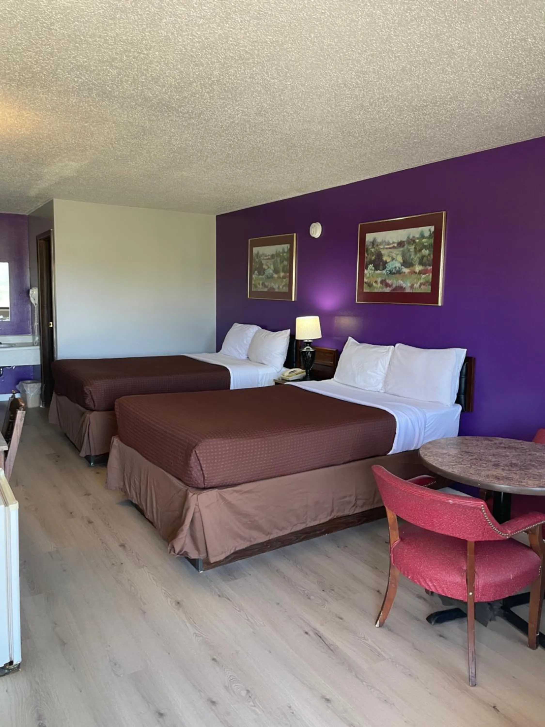 Bed in Budget Host Inn