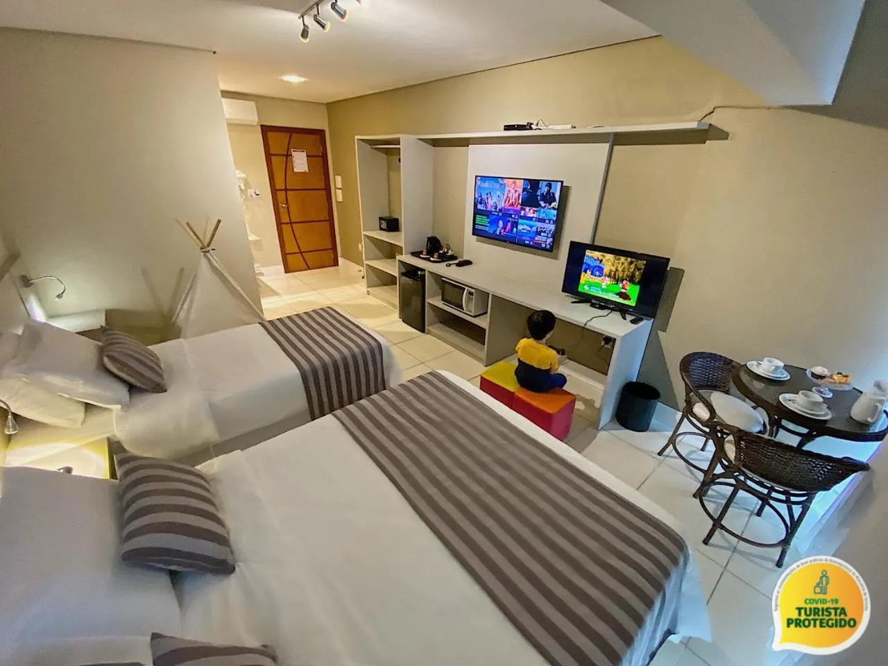 Photo of the whole room, Bed in Pousada Molinha