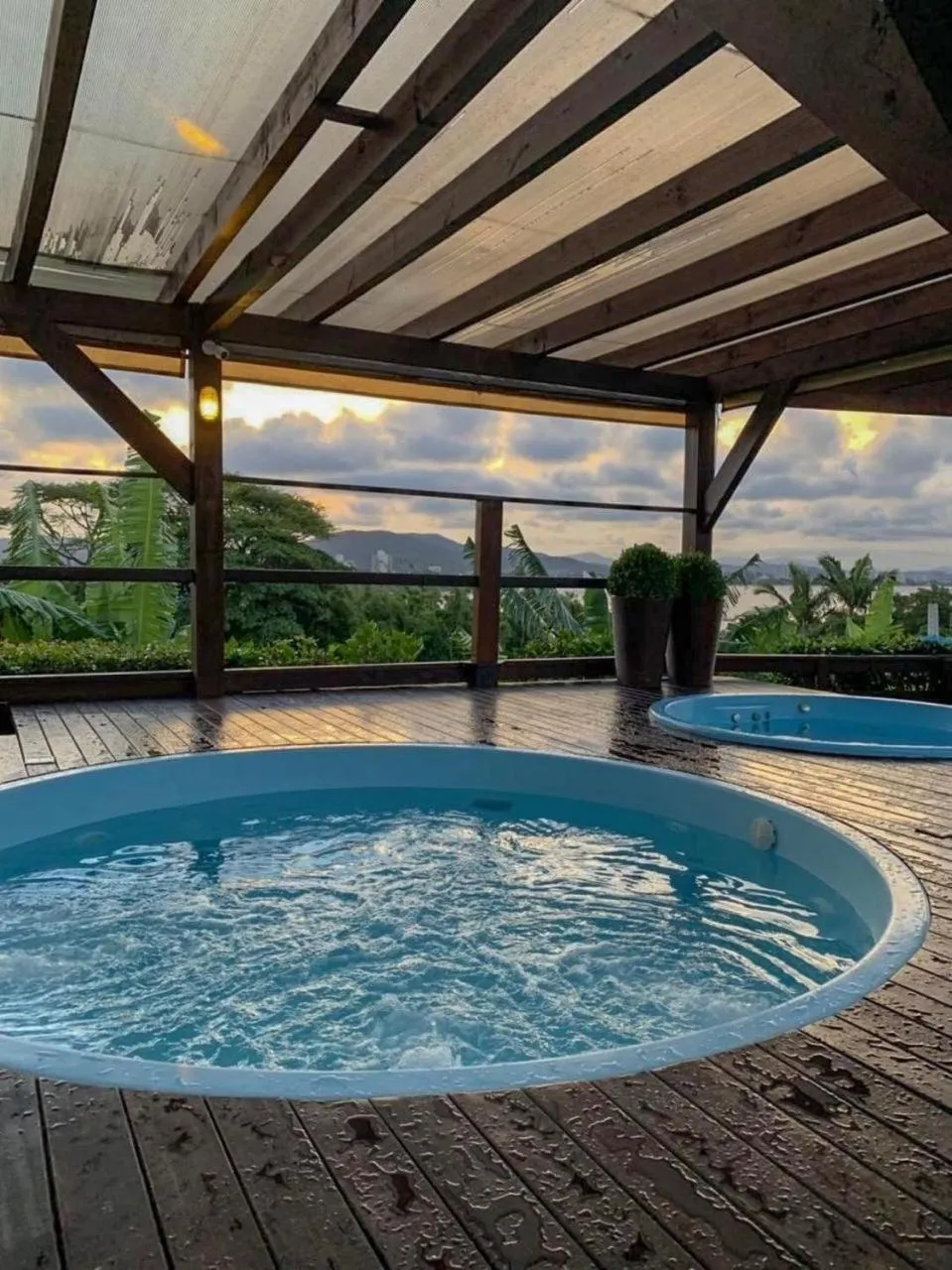 Hot Tub in Pousada Molinha