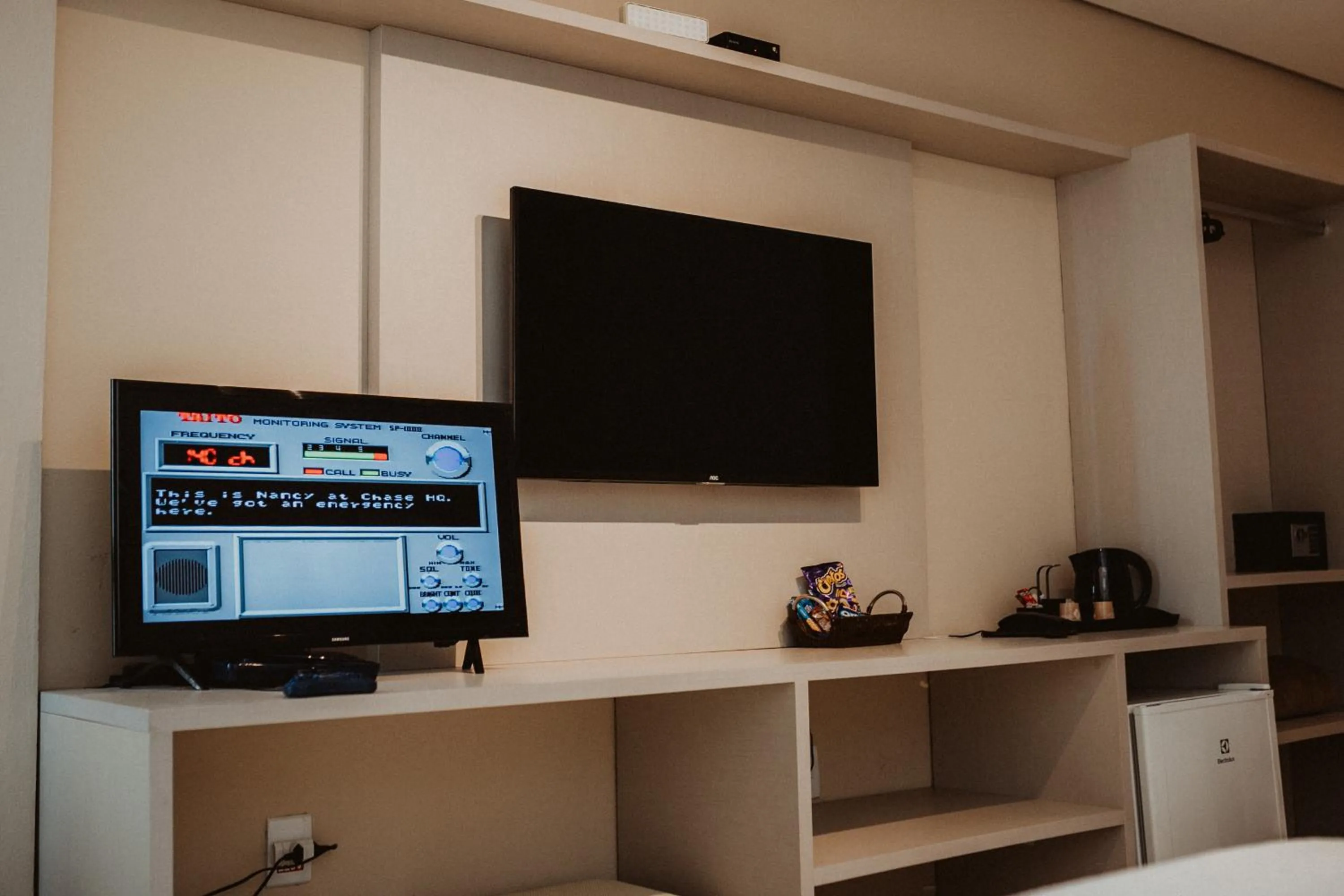 TV and multimedia, Bed in Pousada Molinha