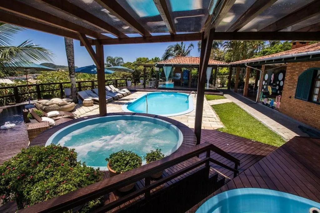 Hot Tub in Pousada Molinha