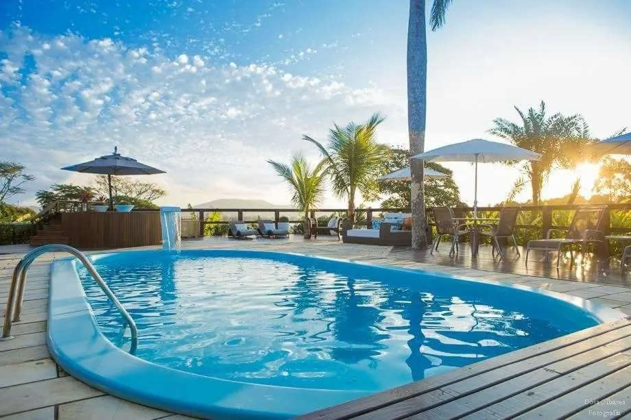 Swimming pool in Pousada Molinha