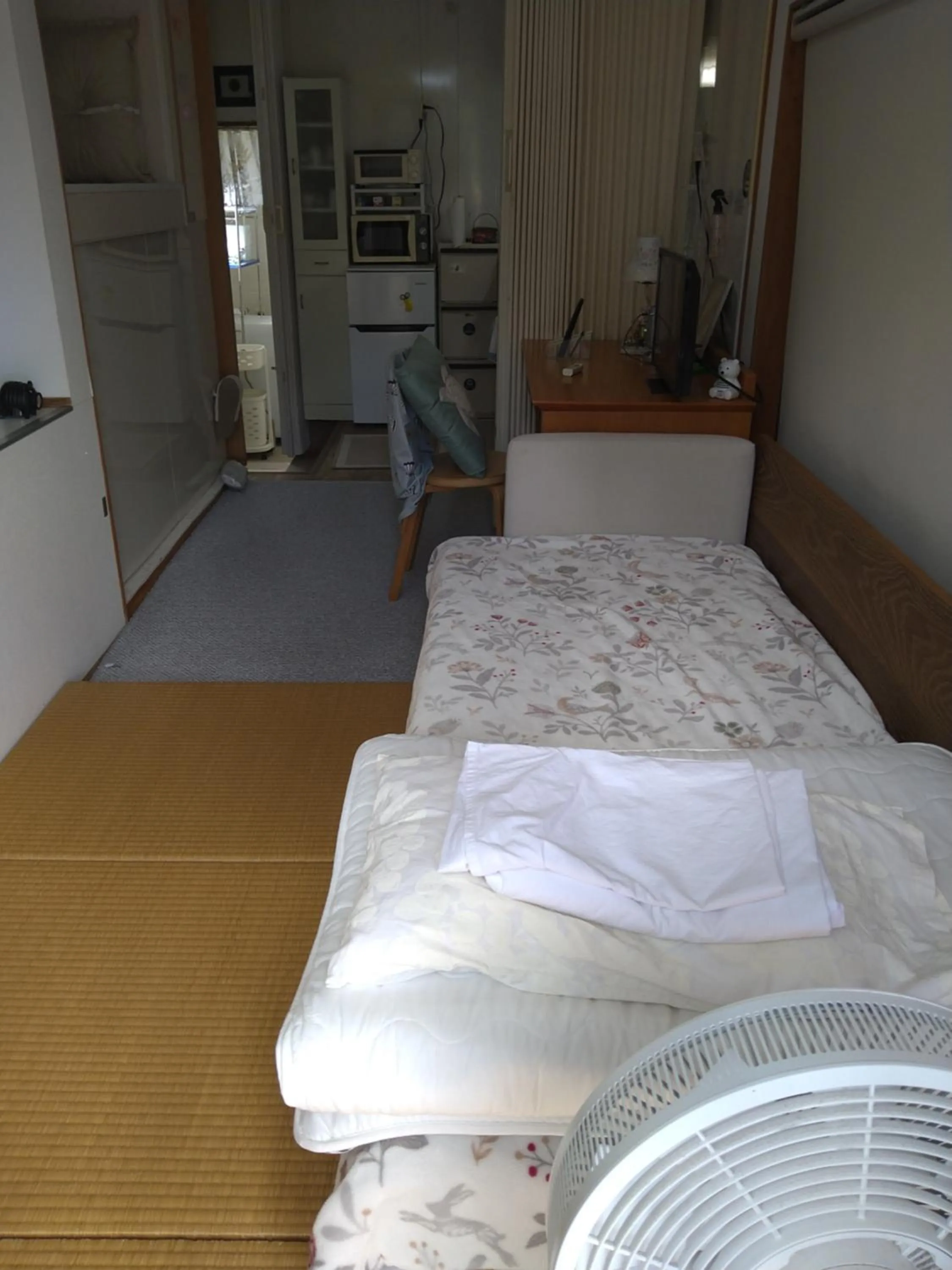 Bed in Minshuku Zabaru