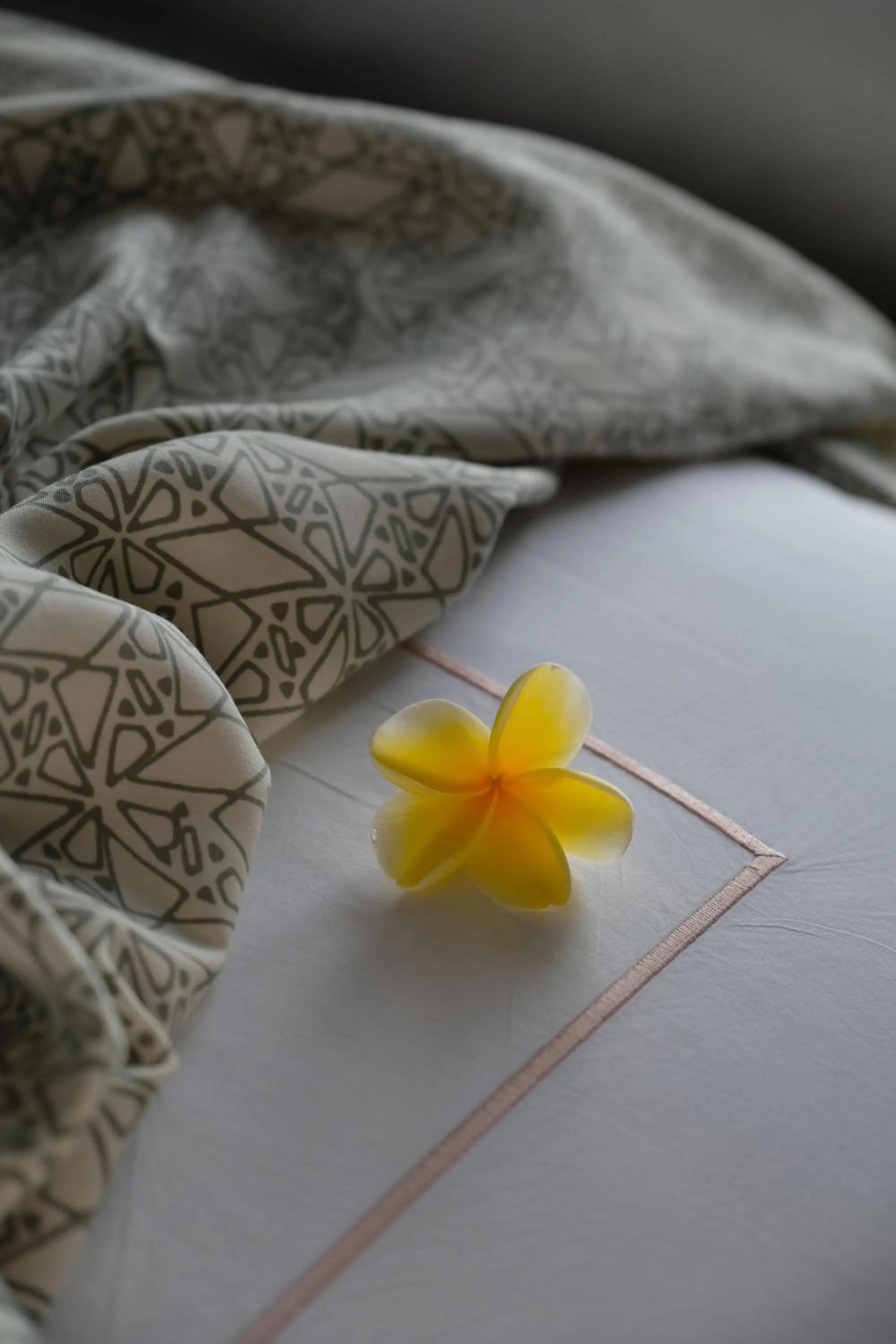 Decorative detail, Bed in Prasana Villas by Arjani Resorts