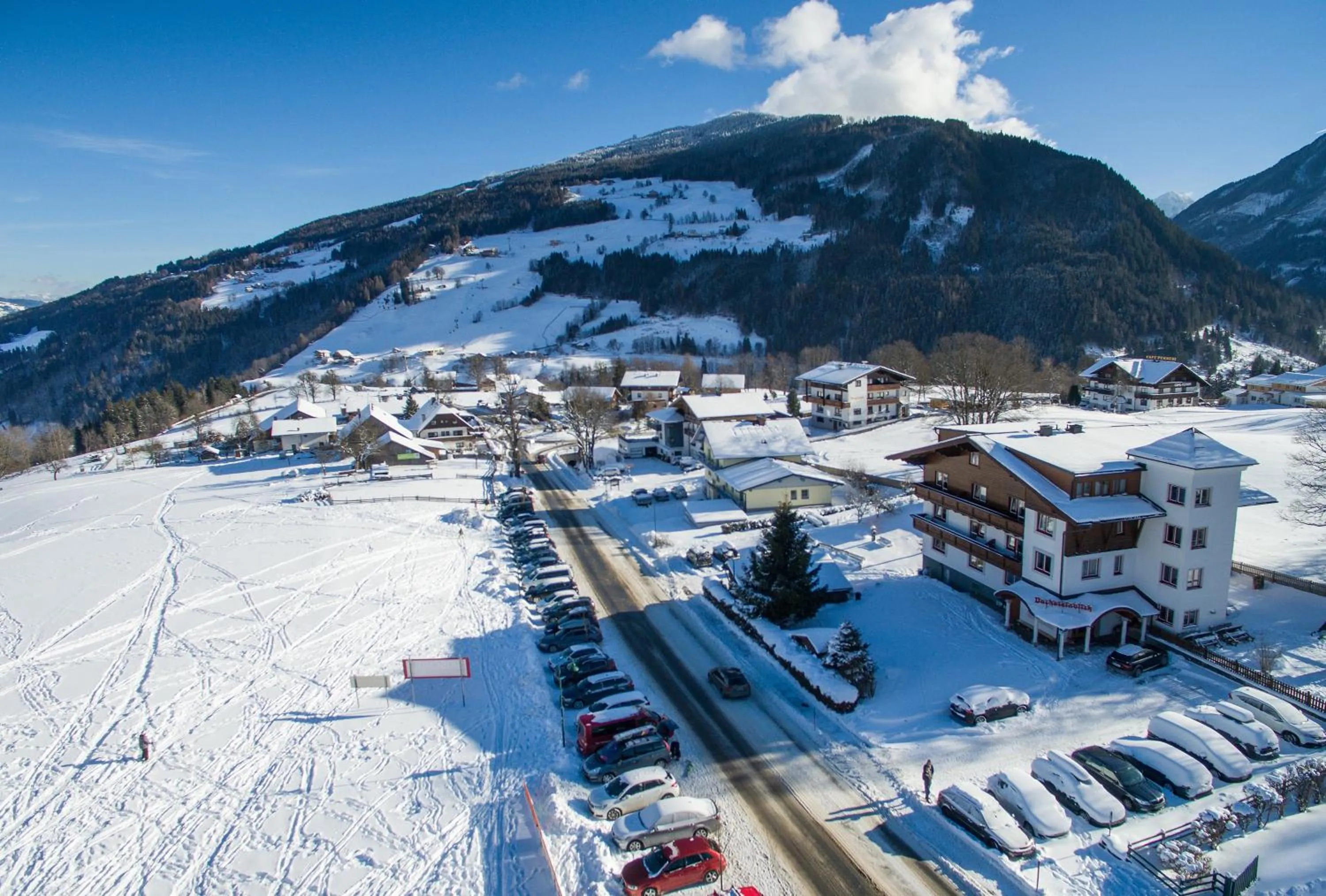 Bird's eye view in Dachsteinblick