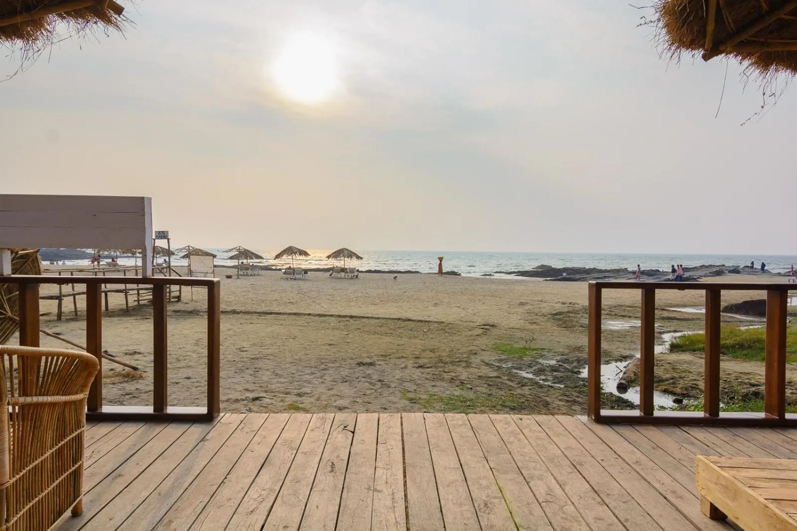 Day, Beach in Antares Beach Resort, Vagator