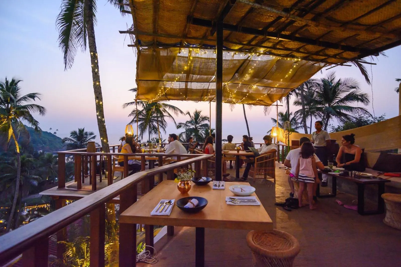 Restaurant/Places to Eat in Antares Beach Resort, Vagator