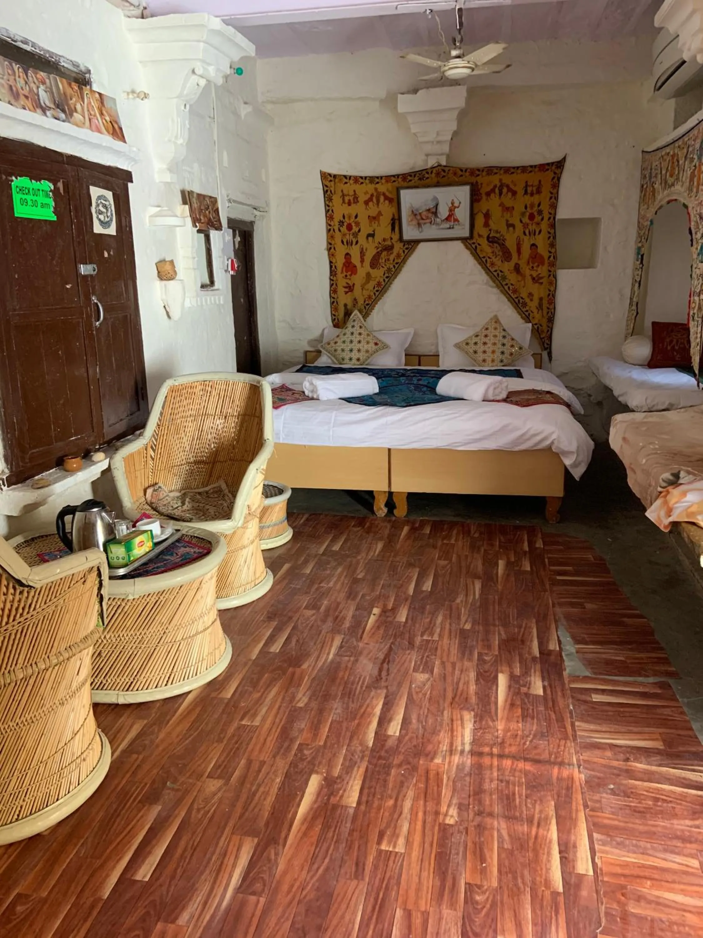Bed in Shiva Guest House