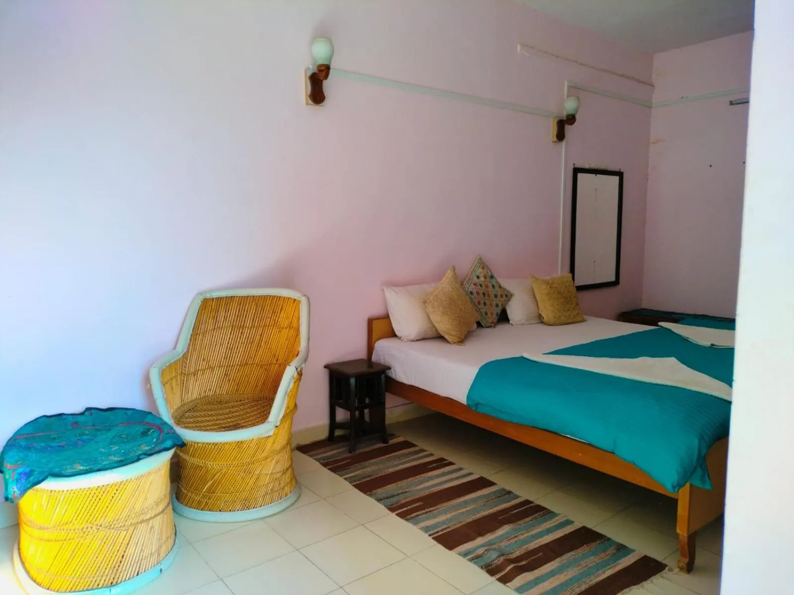 Bed in Shiva Guest House