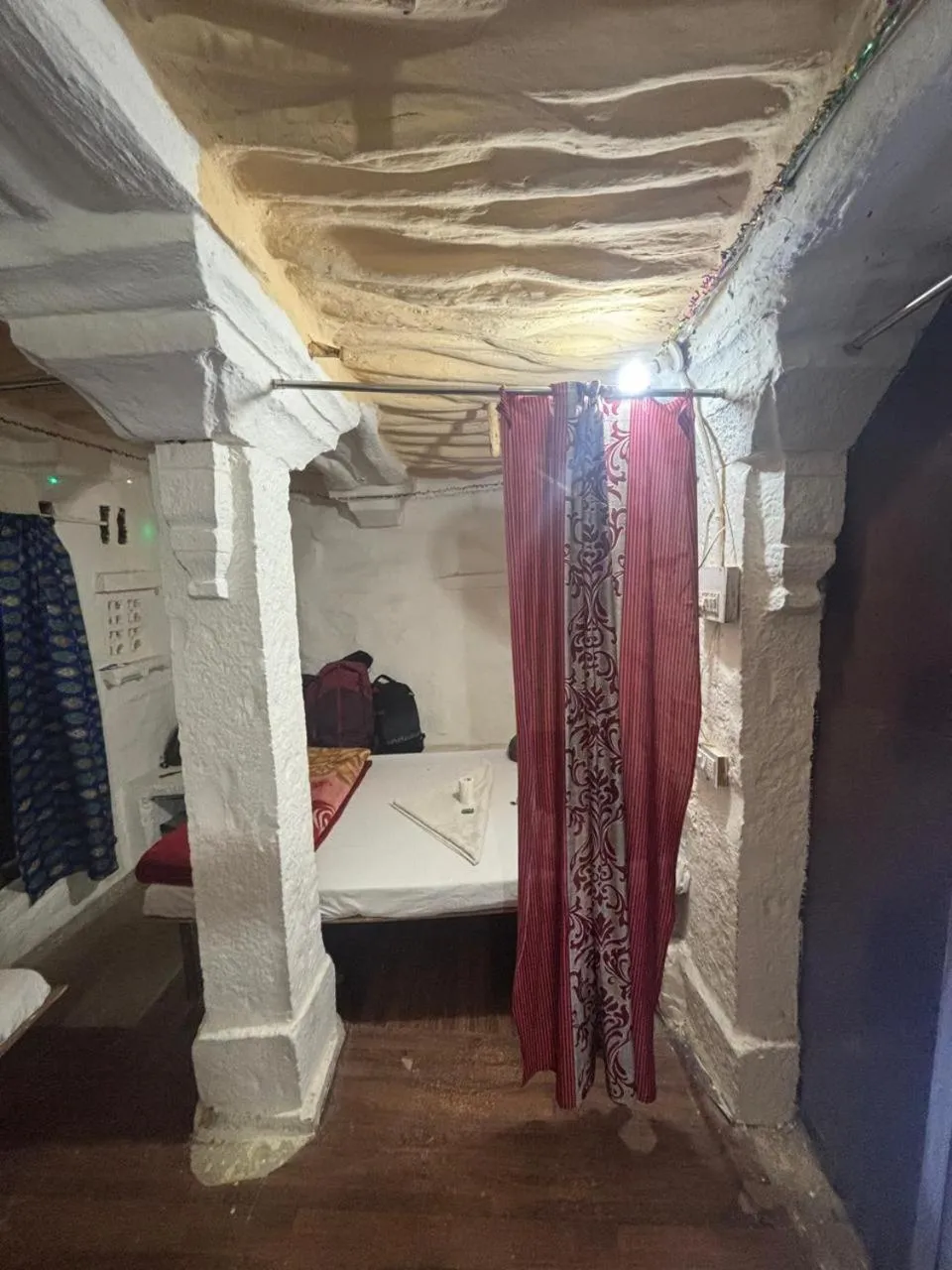 Bed in Shiva Guest House