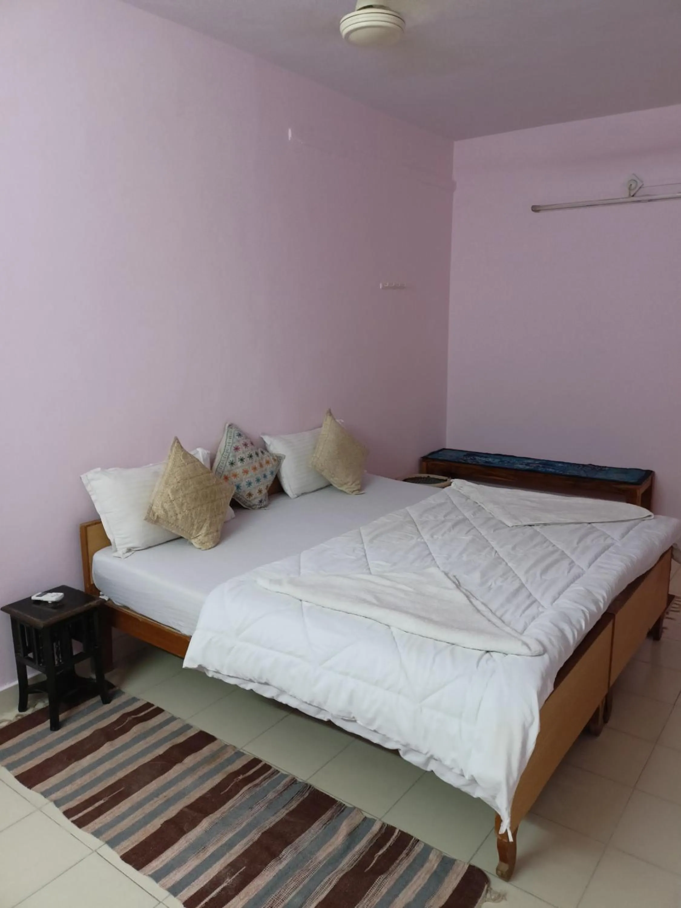 Bed in Shiva Guest House