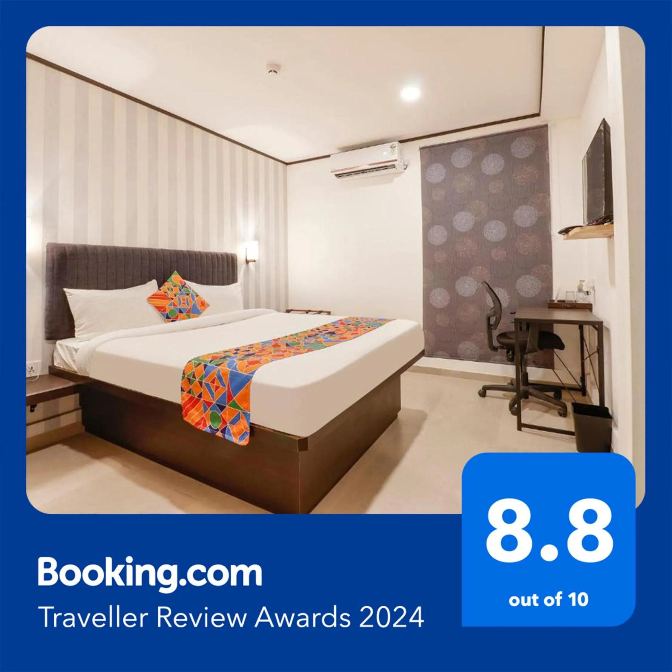 Bed in FabHotel Park Inn - Indiranagar