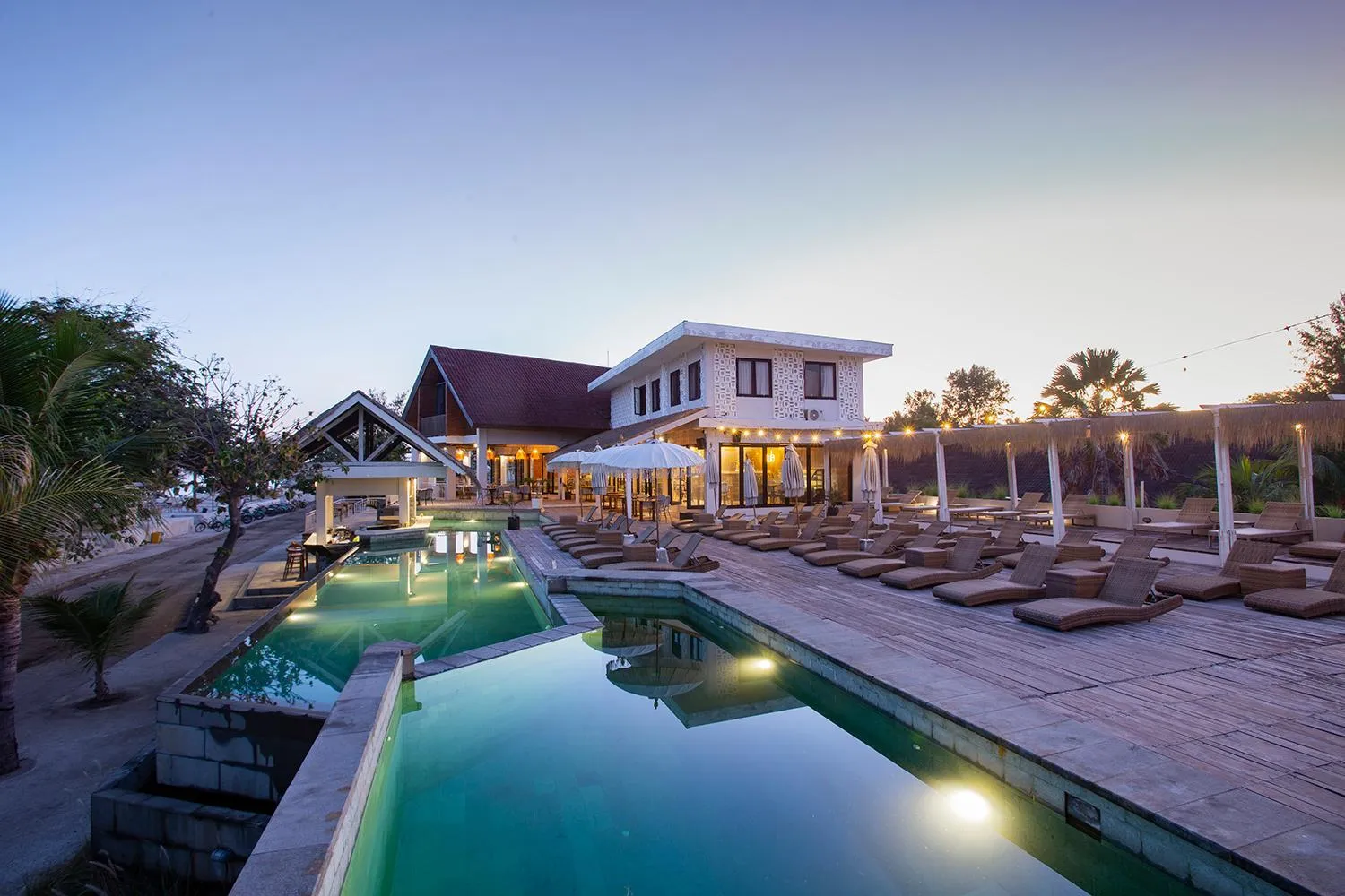 Property building in FRii Resort Gili Trawangan