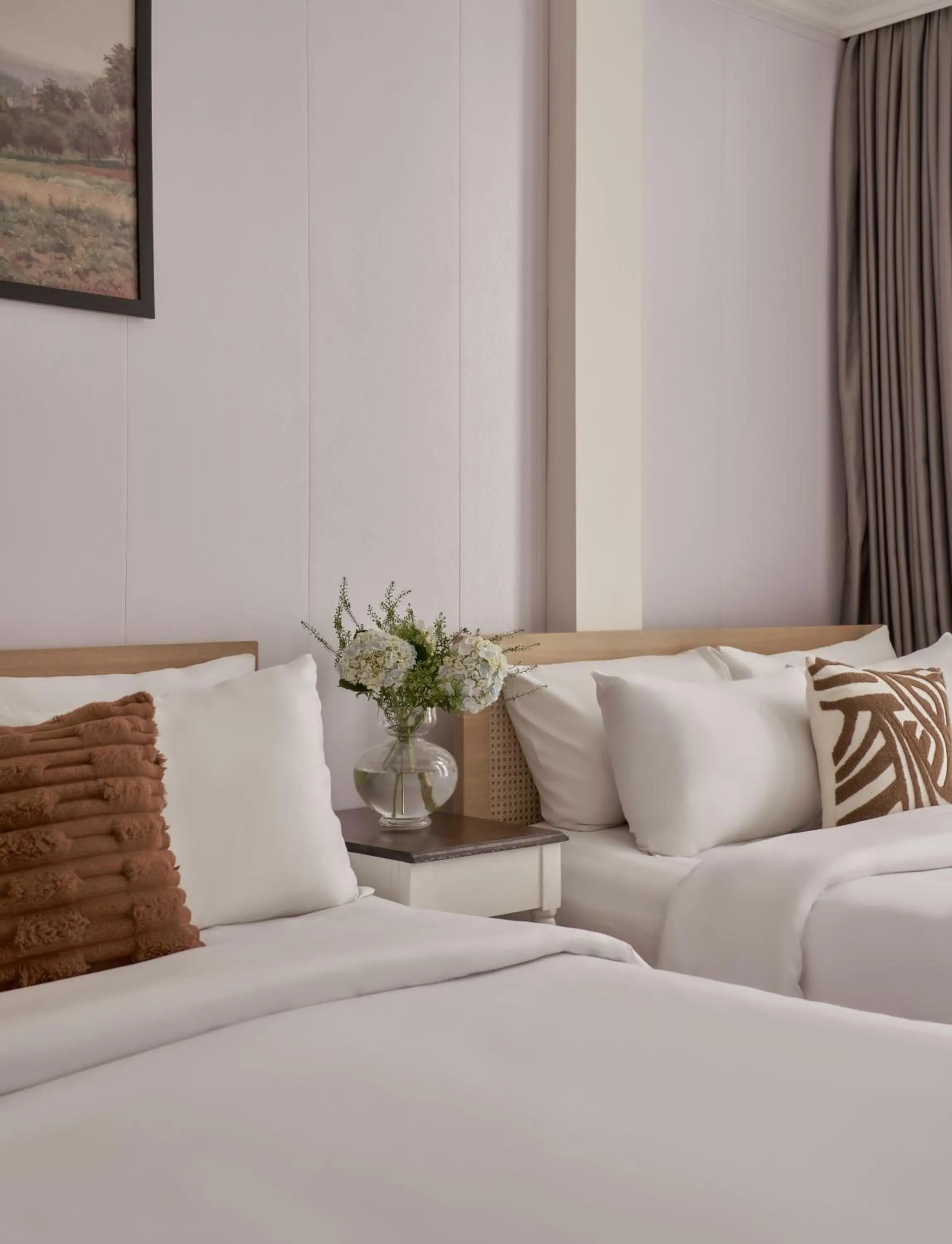 Seating area, Bed in Quy Hung Hotel And Spa Central