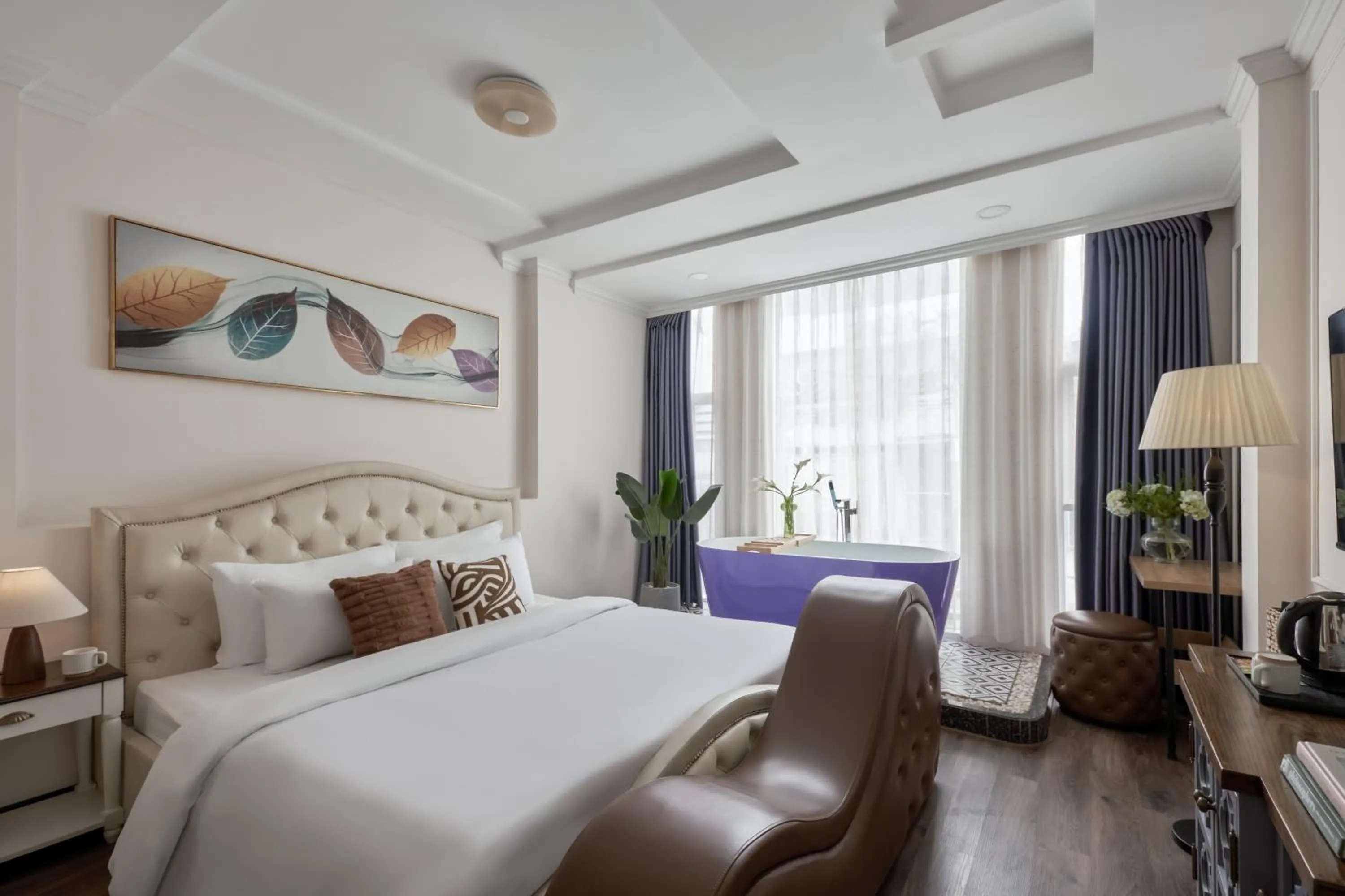 Photo of the whole room, Bed in Quy Hung Hotel And Spa Central