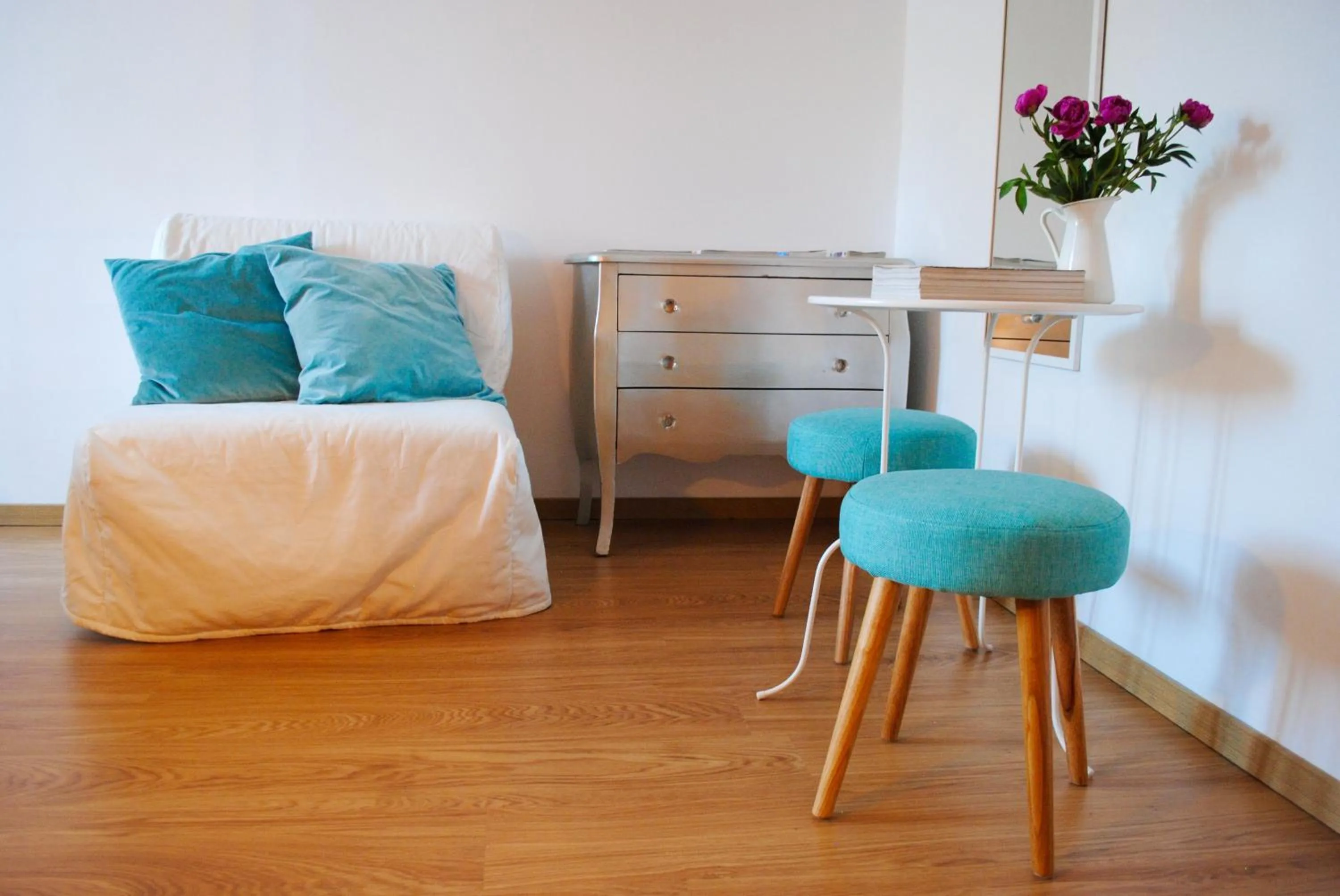 Seating area, Bed in TuttoTondo Roma