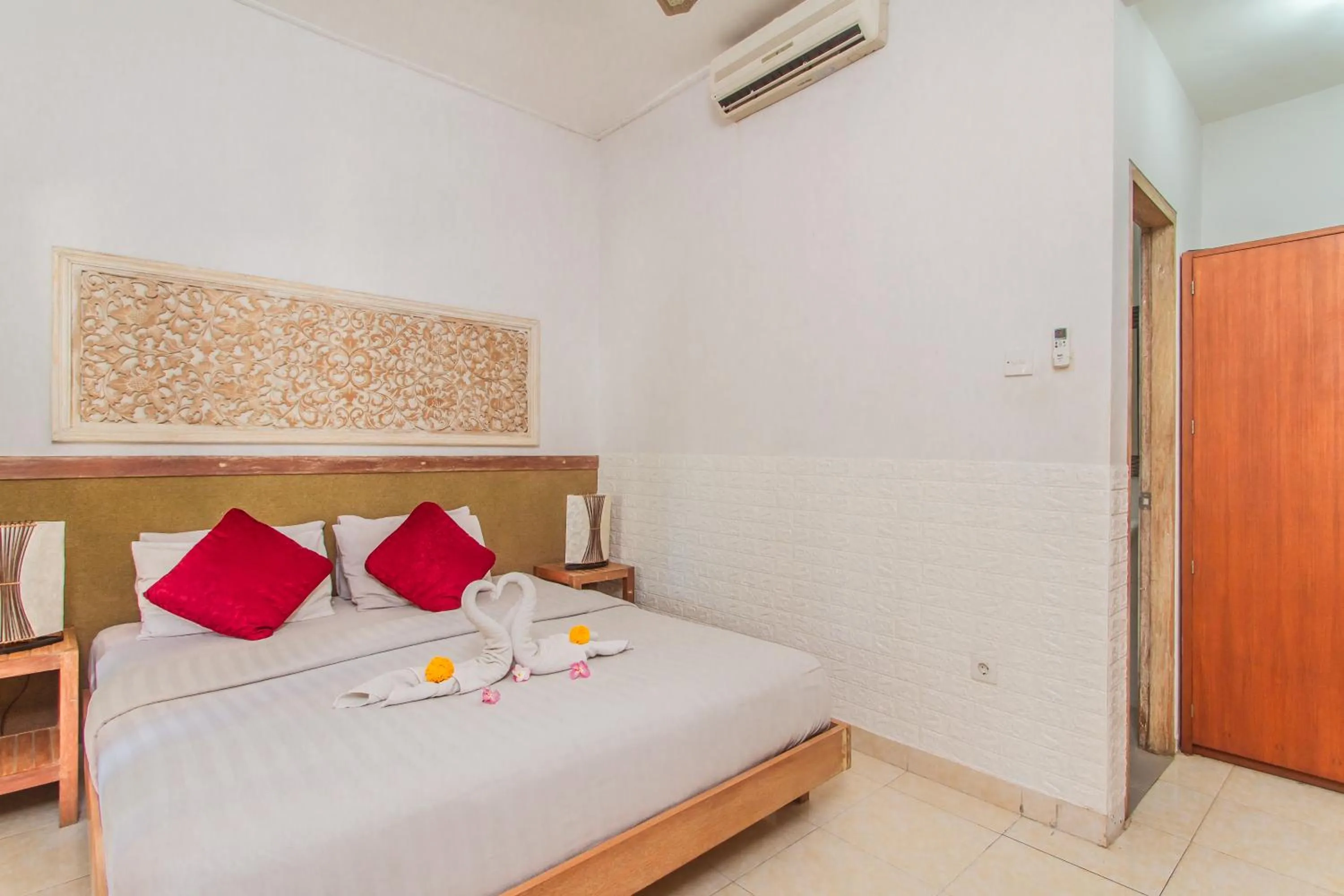 Bed in Sadana Bali Guesthouse