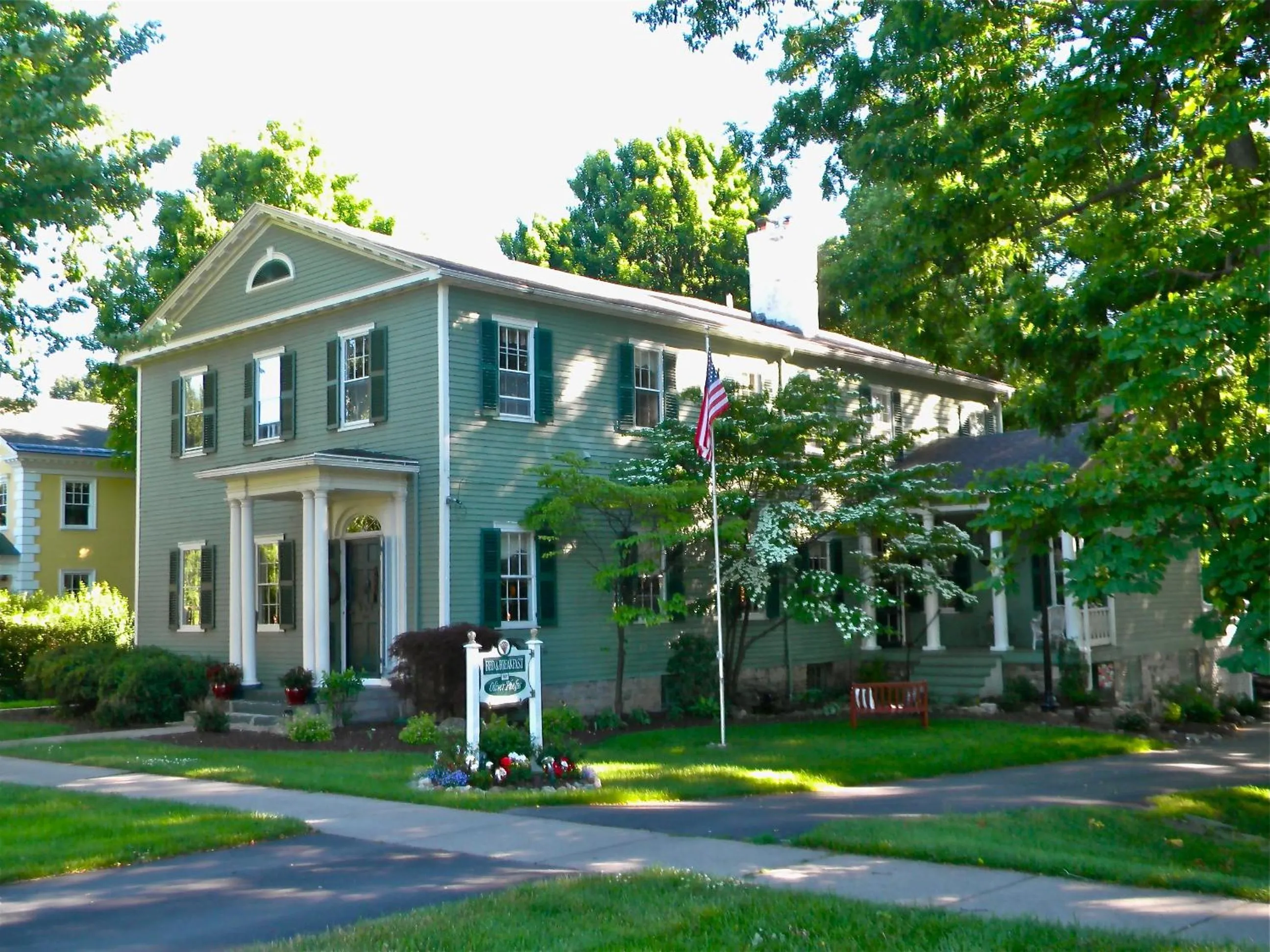 Garden in The Bed and Breakfast at Oliver Phelps