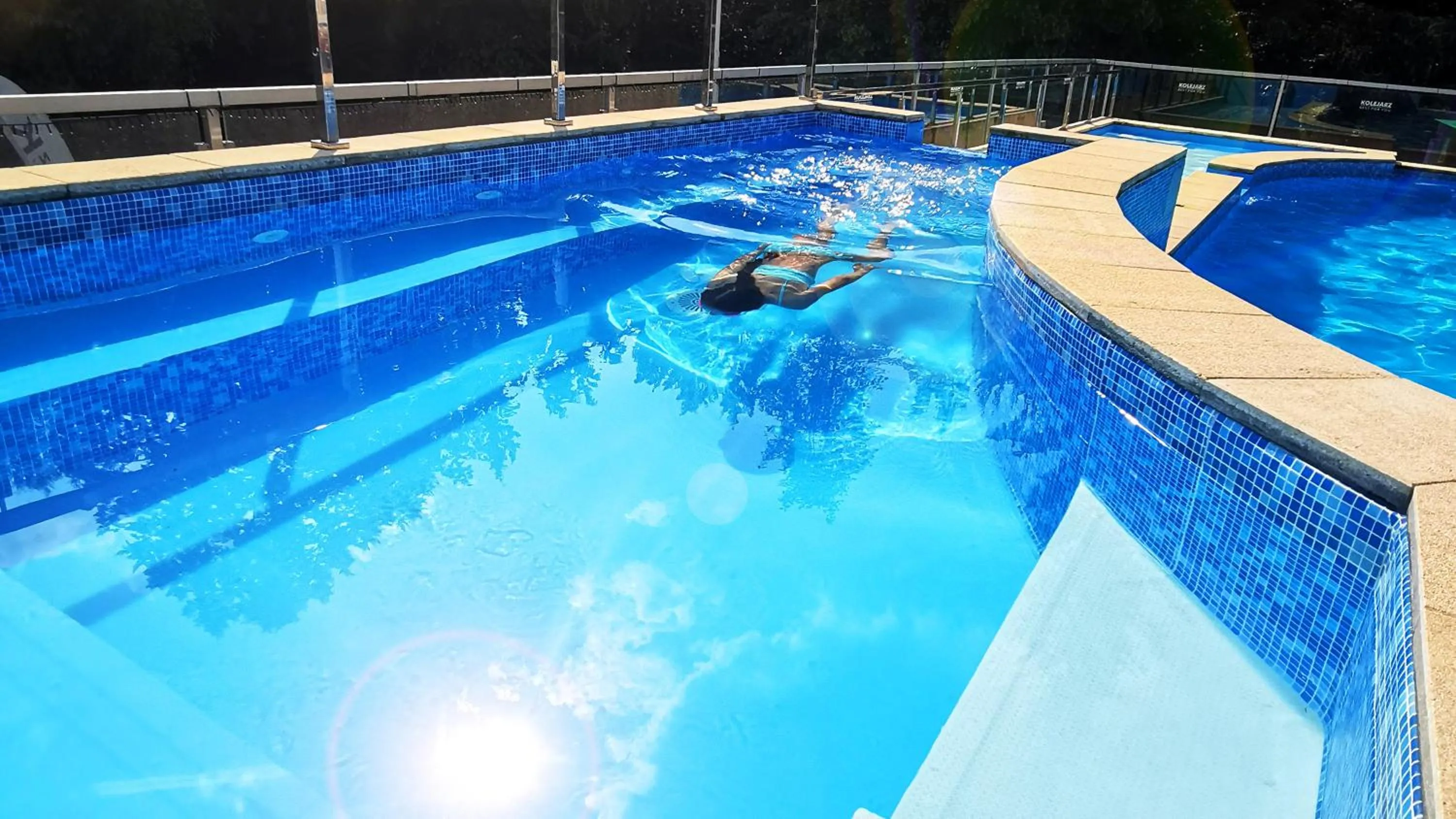 Swimming pool in Diuna Beskidy Ustroń - dawny Kolejarz