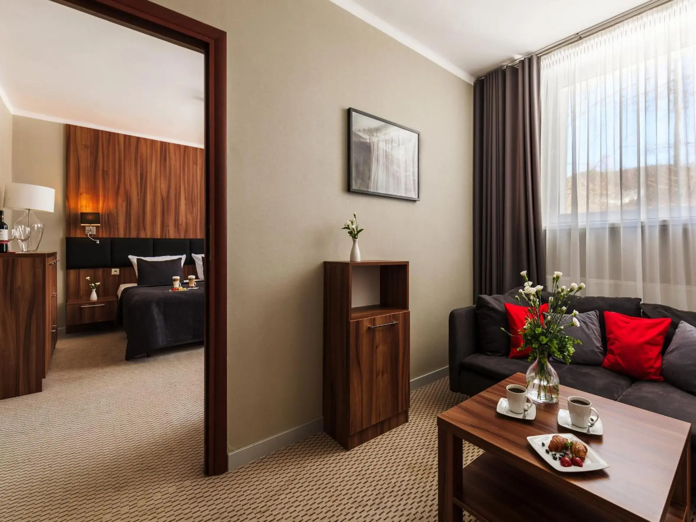 Living room in Diuna Beskidy Ustroń - dawny Kolejarz Living room in Diuna Beskidy Ustroń - dawny Kolejarz