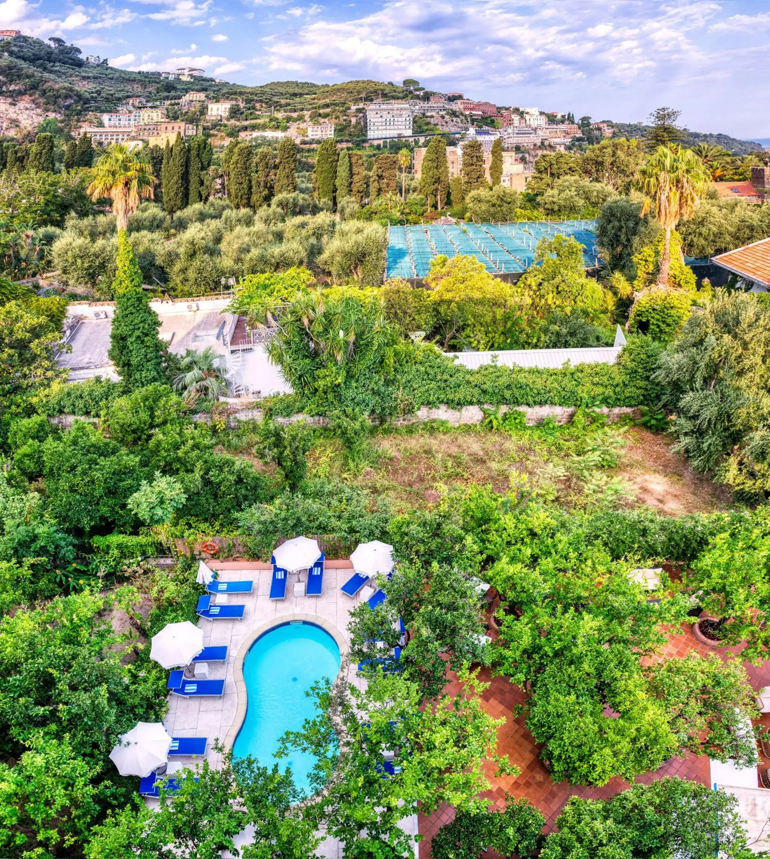 Pool view in Boutique Hotel Regina Pool view in Boutique Hotel Regina