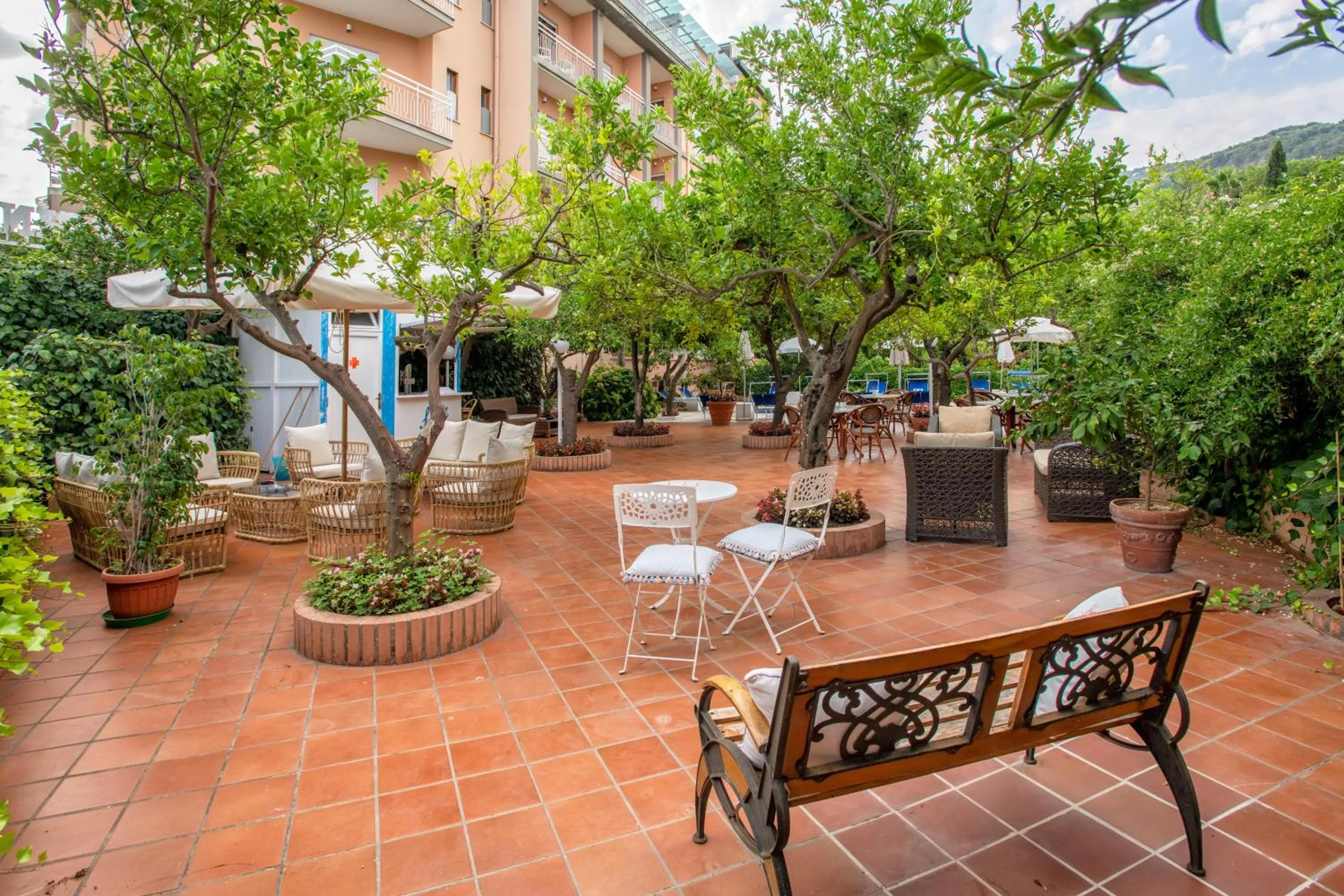 Patio in Boutique Hotel Regina