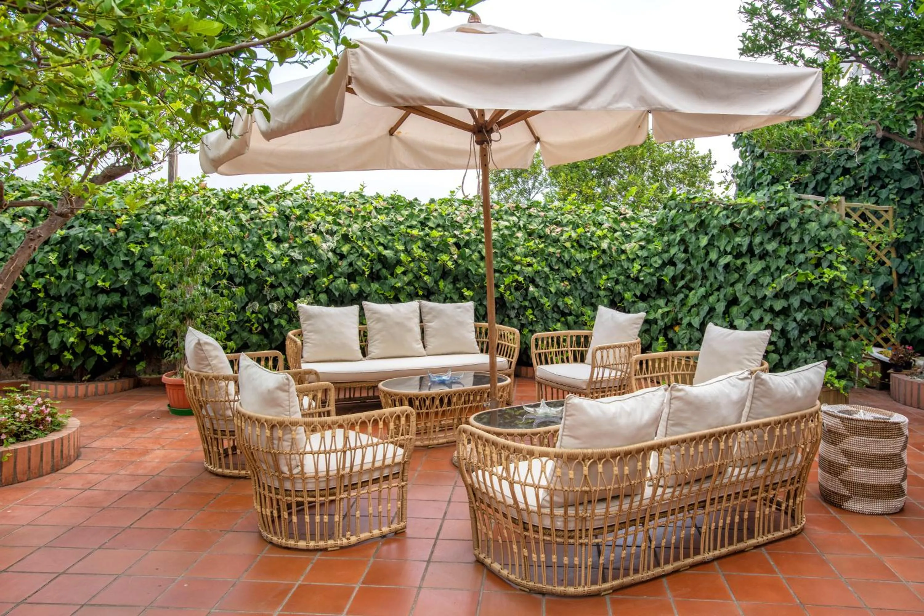 Patio in Boutique Hotel Regina