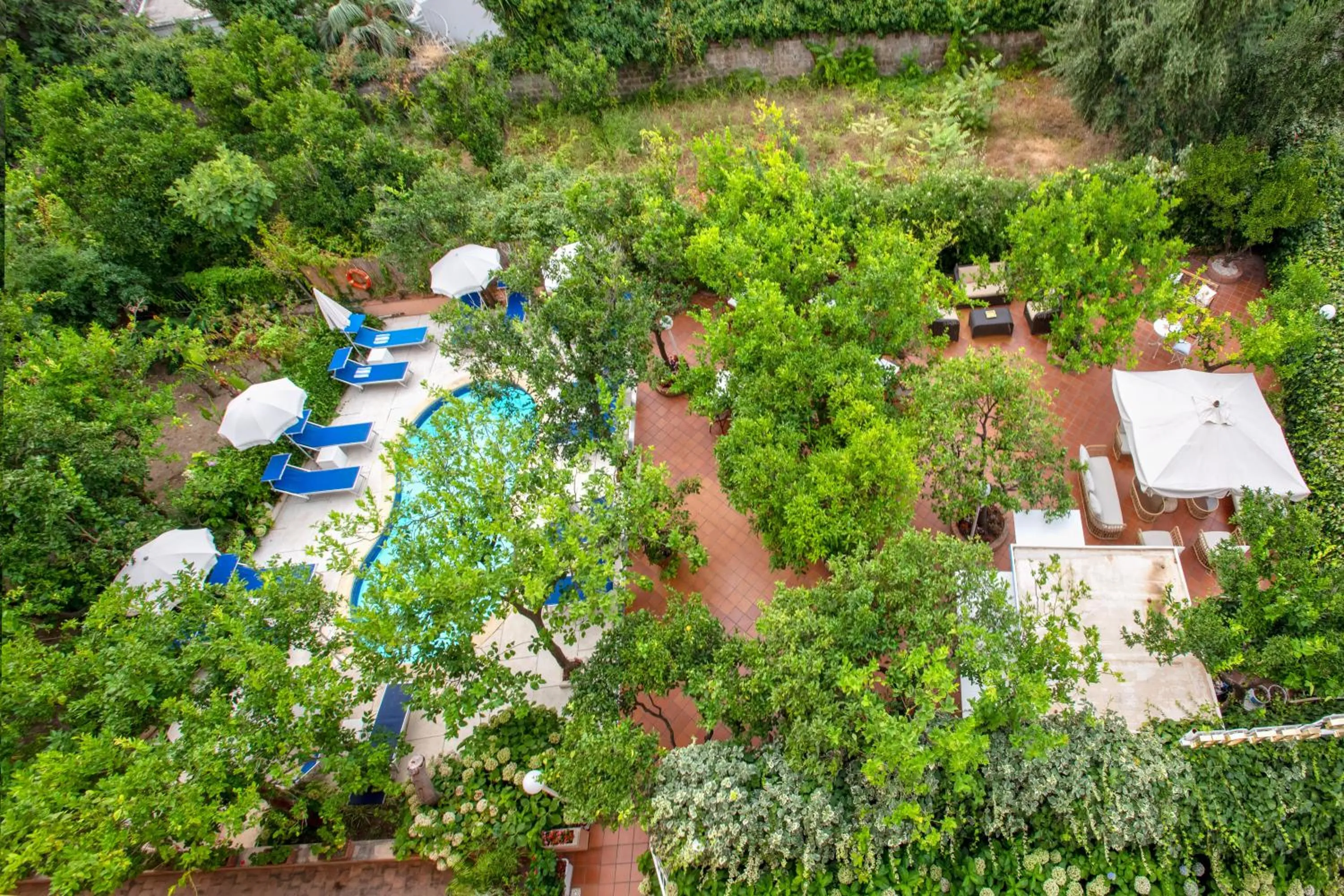 Pool view in Boutique Hotel Regina