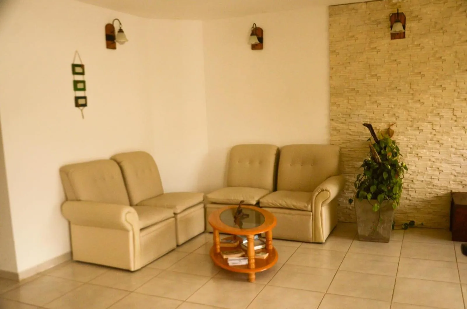 Living room in Hosteria Alma de Patagonia