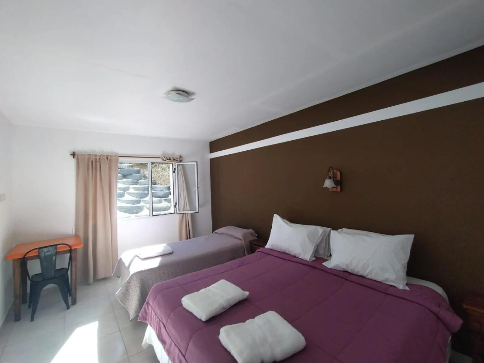 Bed in Hosteria Alma de Patagonia