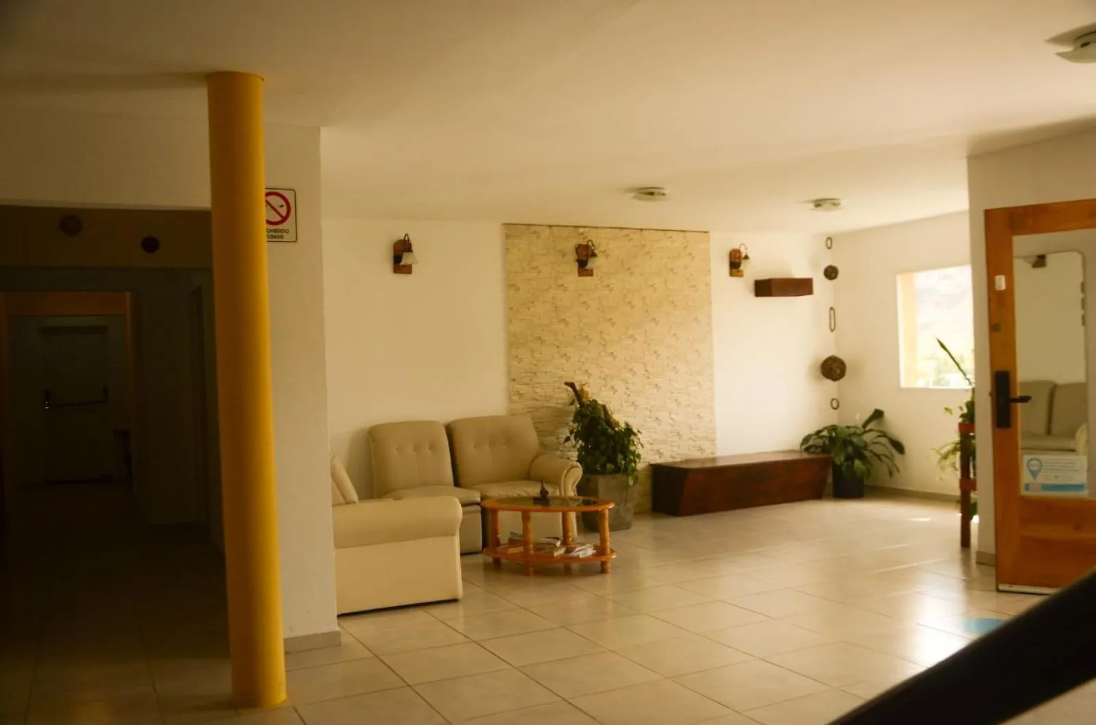 Living room in Hosteria Alma de Patagonia