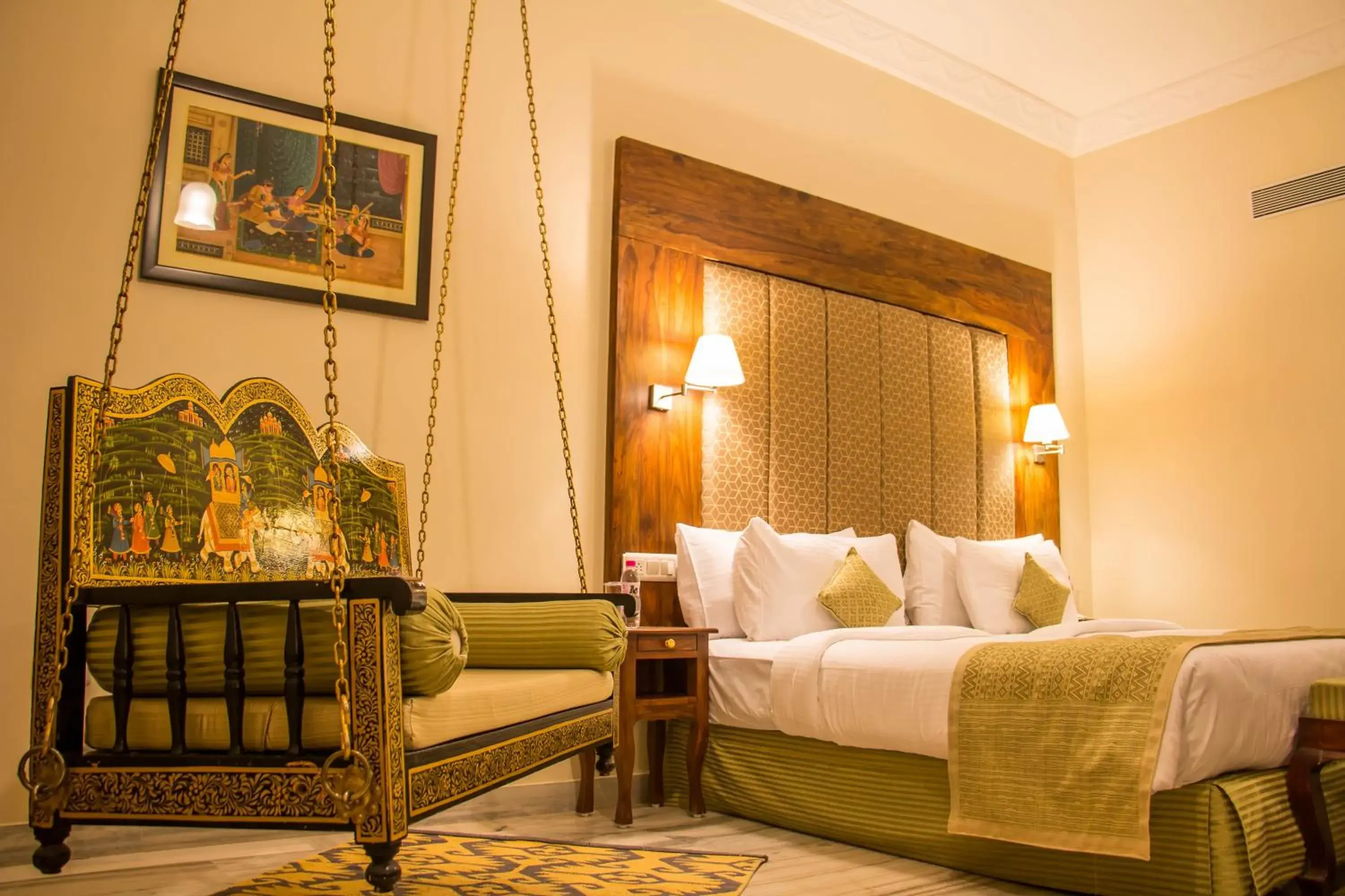 Photo of the whole room, Bed in Pratap Mahal Pushkar IHCL SeleQtion Photo of the whole room, Bed in Pratap Mahal Pushkar IHCL SeleQtion