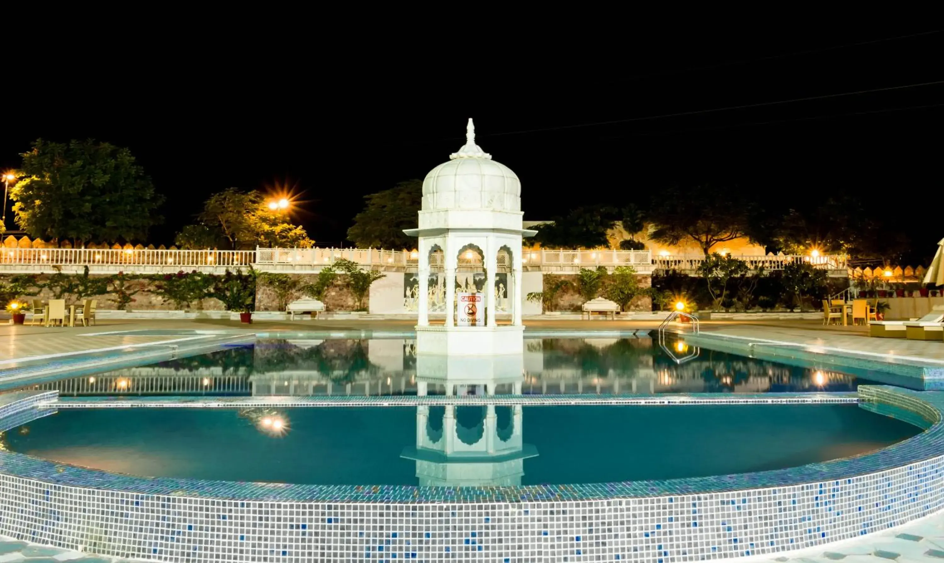 Pool view in Pratap Mahal Pushkar IHCL SeleQtion Pool view in Pratap Mahal Pushkar IHCL SeleQtion