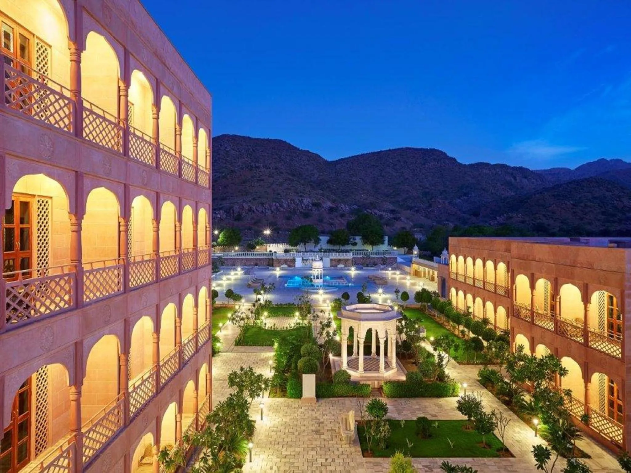 Bird's eye view in Pratap Mahal Pushkar IHCL SeleQtion