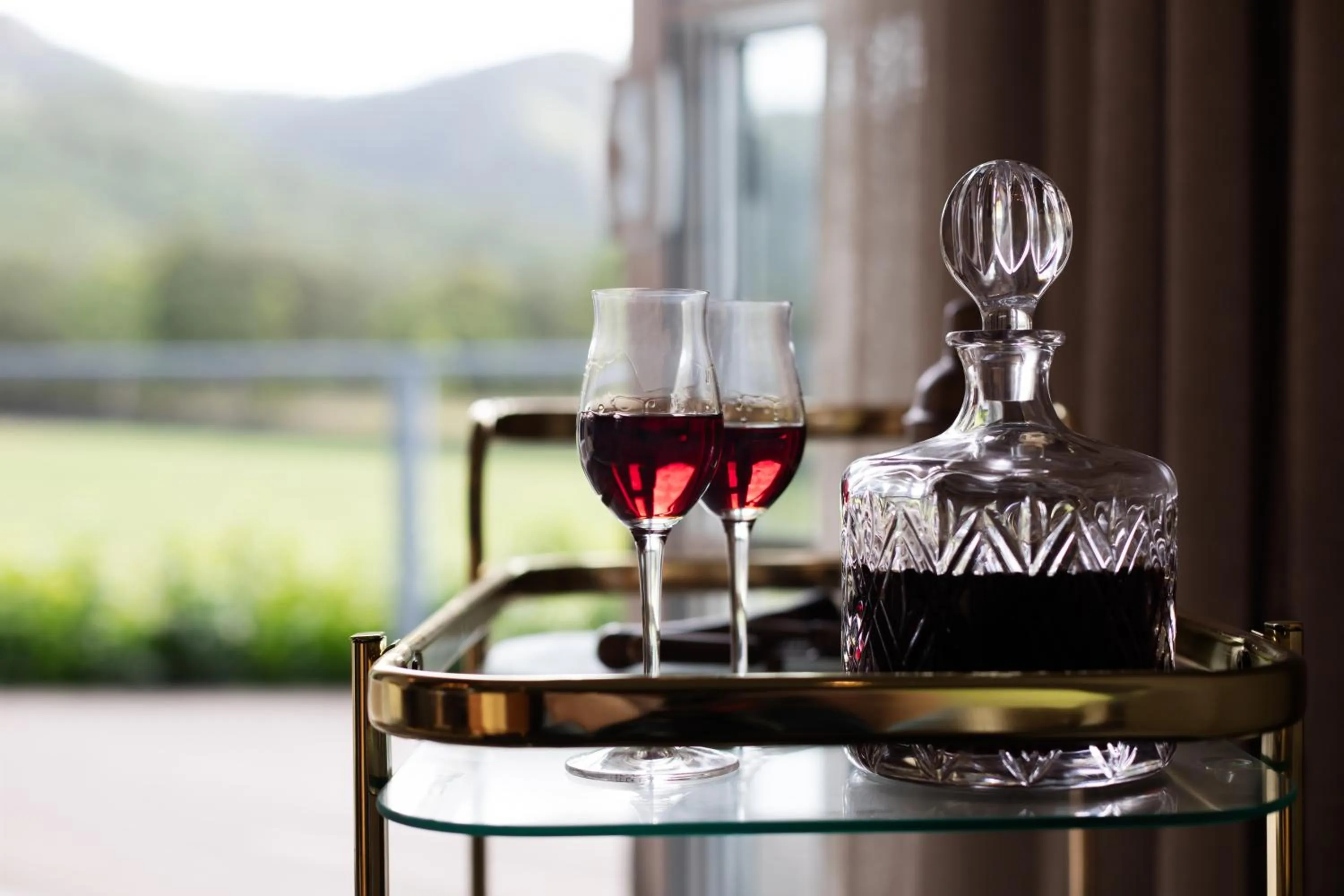 Drinks in Brokenback Views Country Estate Hunter Valley