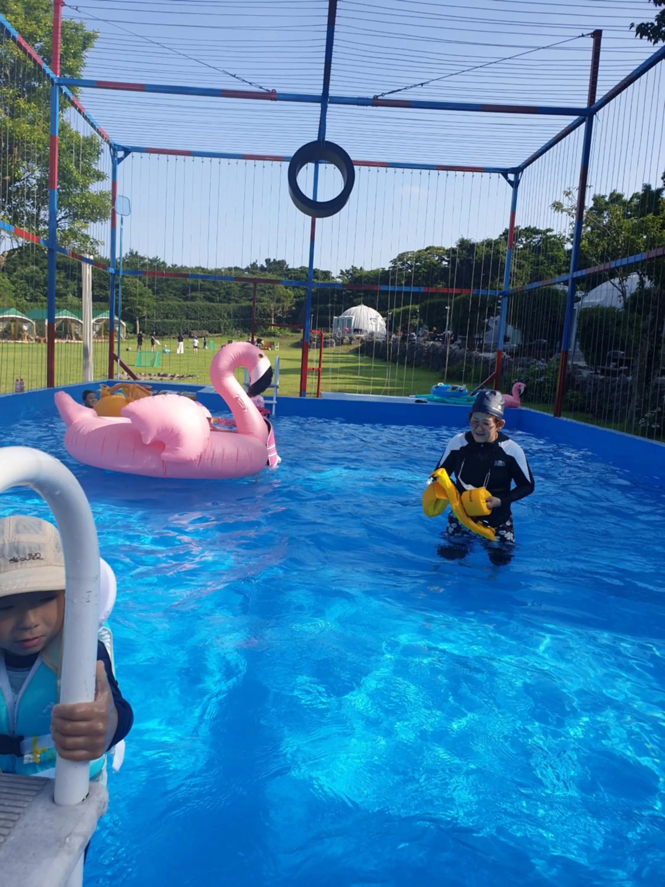 Swimming pool in Jeju Best Hill