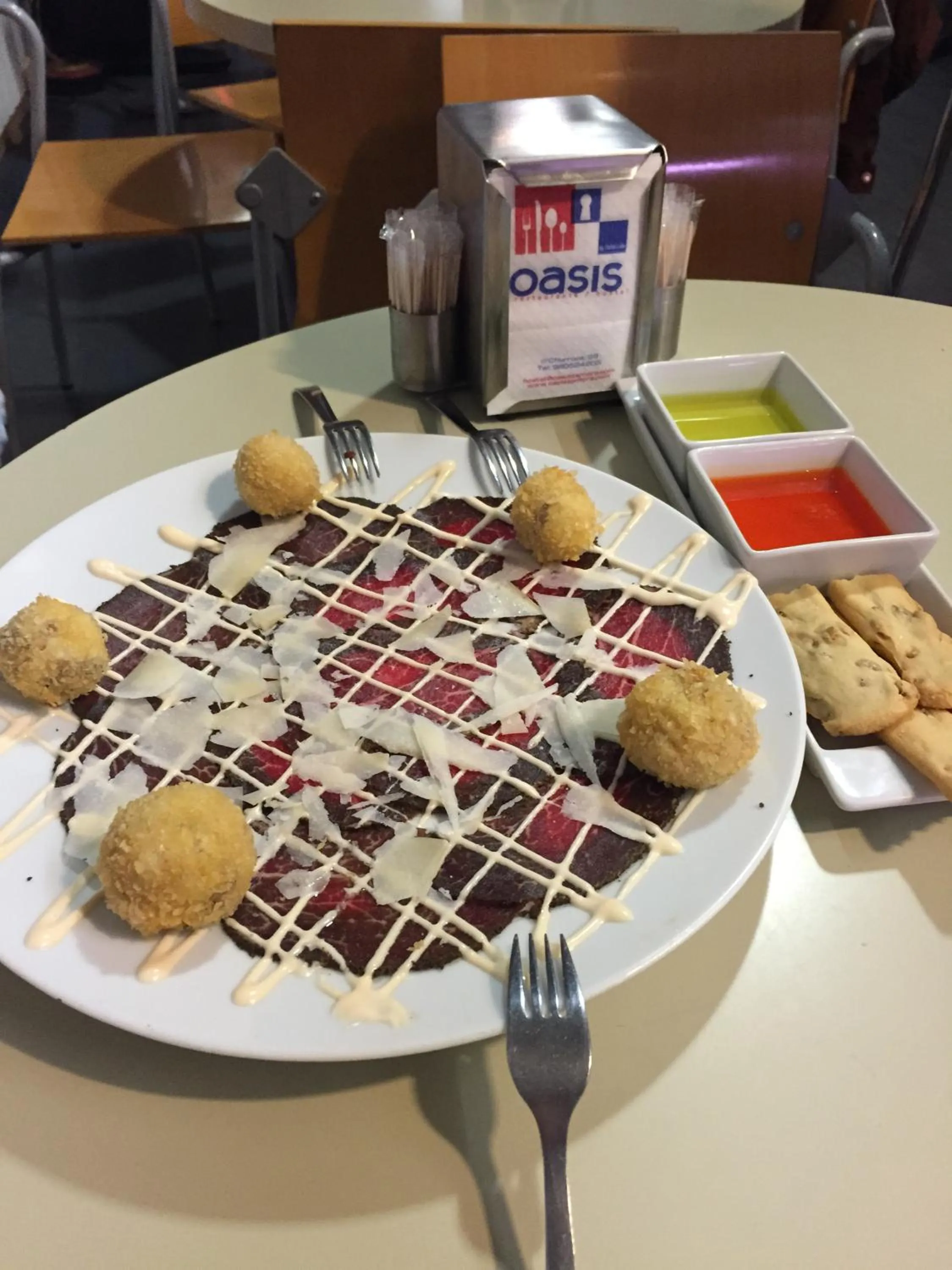 Food and drinks in Pension Oasis