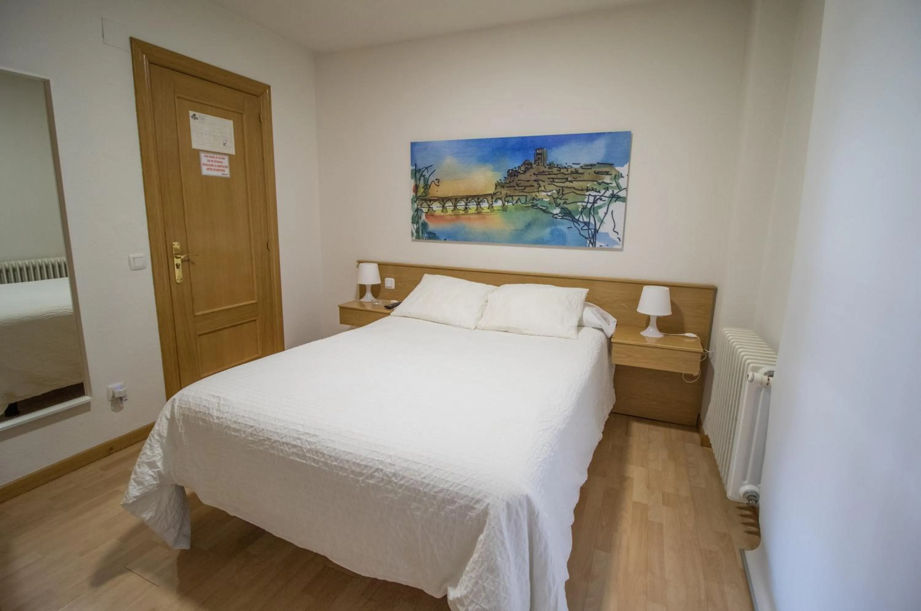 Bed in Pension Oasis
