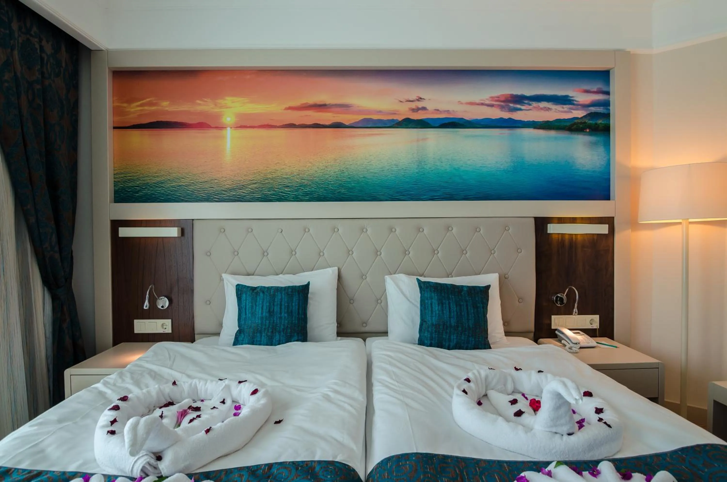 Bed in The Lumos Deluxe Resort Hotel & Spa