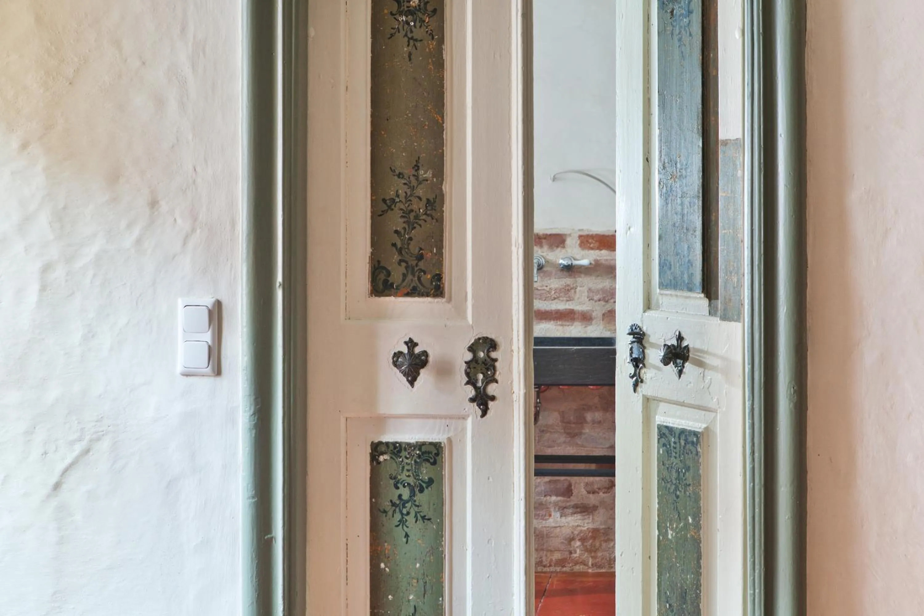 Bathroom in Hotel David an der Donau