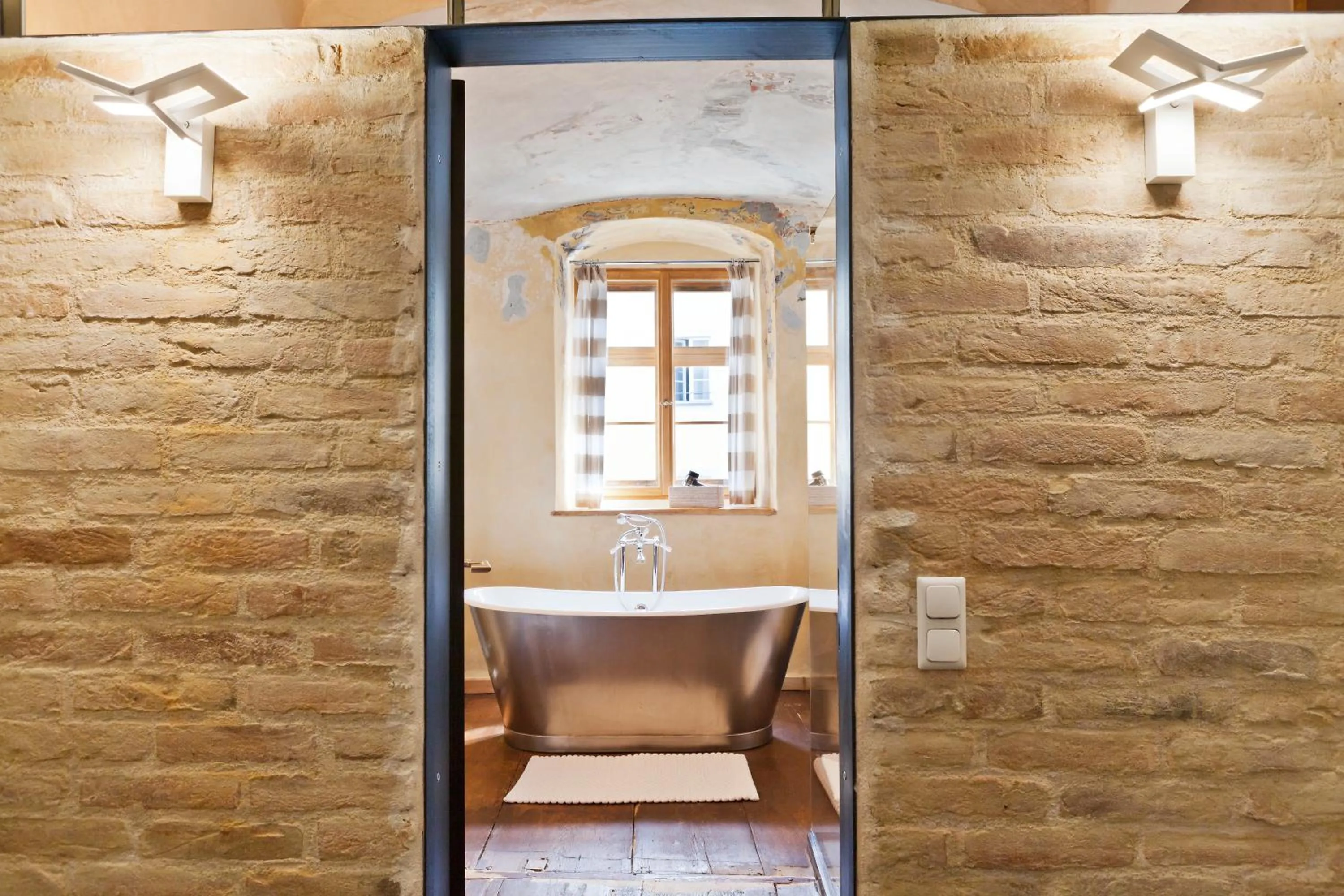 Bathroom in Hotel David an der Donau