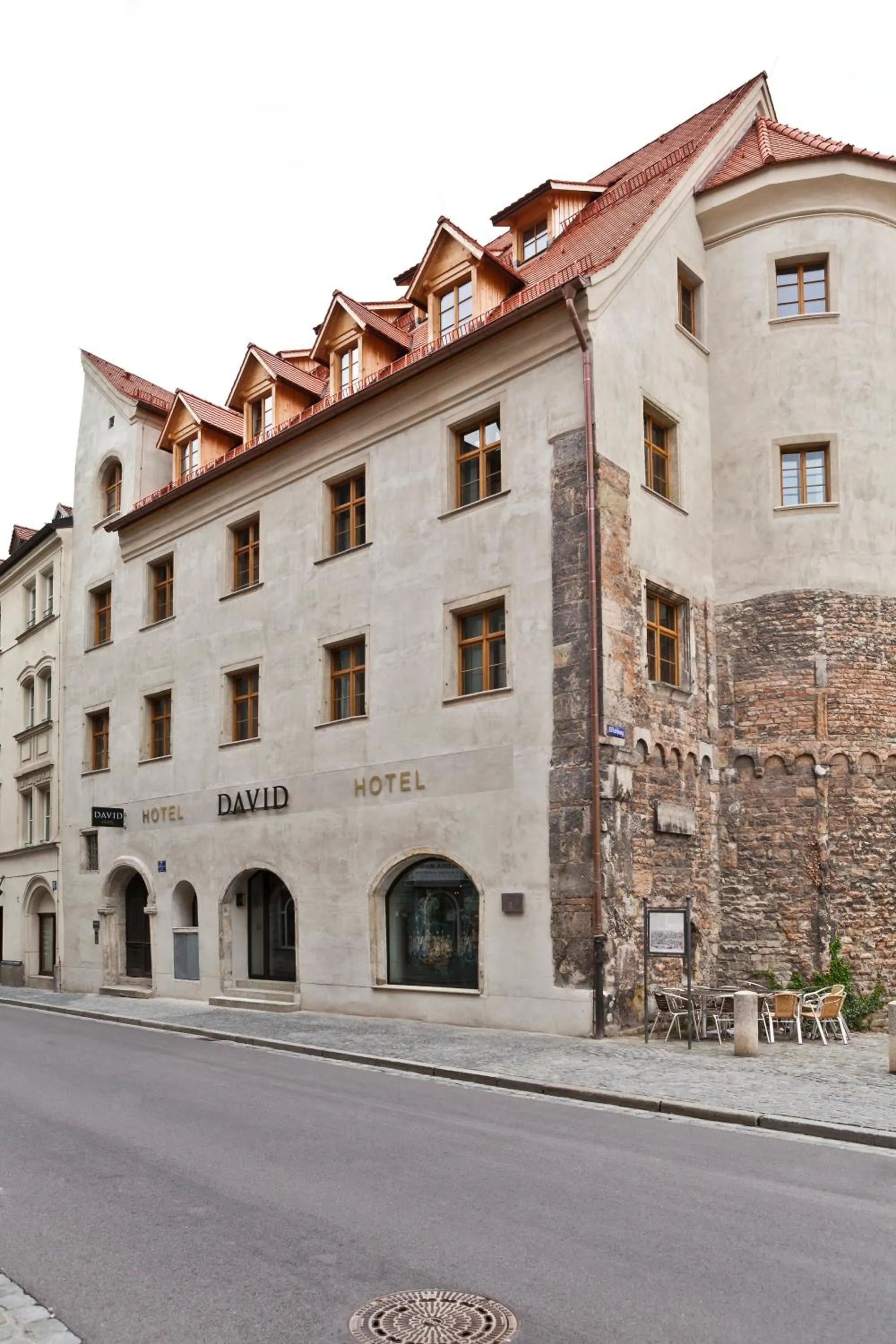 Street view in Hotel David an der Donau