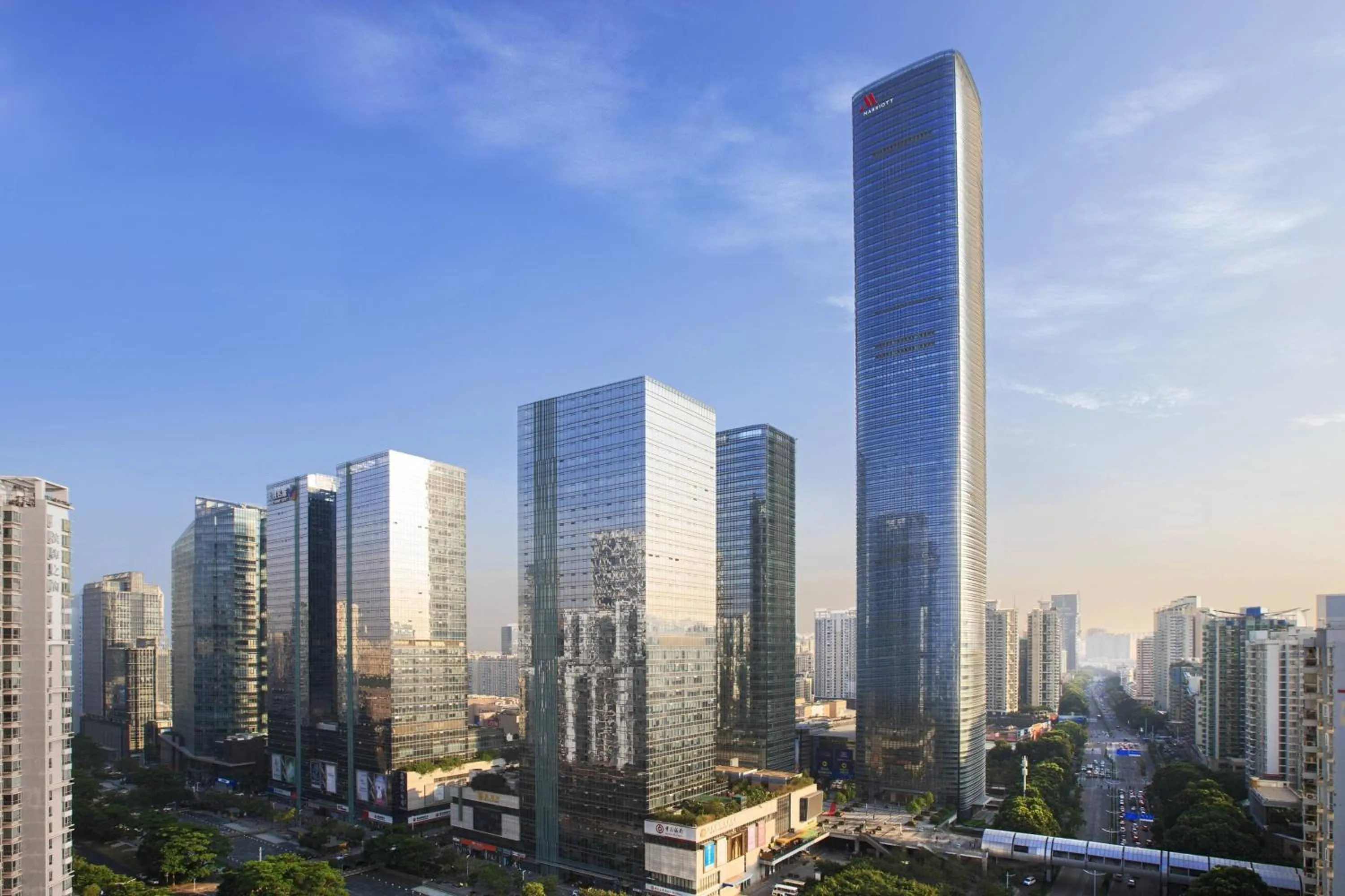Property building in Shenzhen Marriott Hotel Nanshan