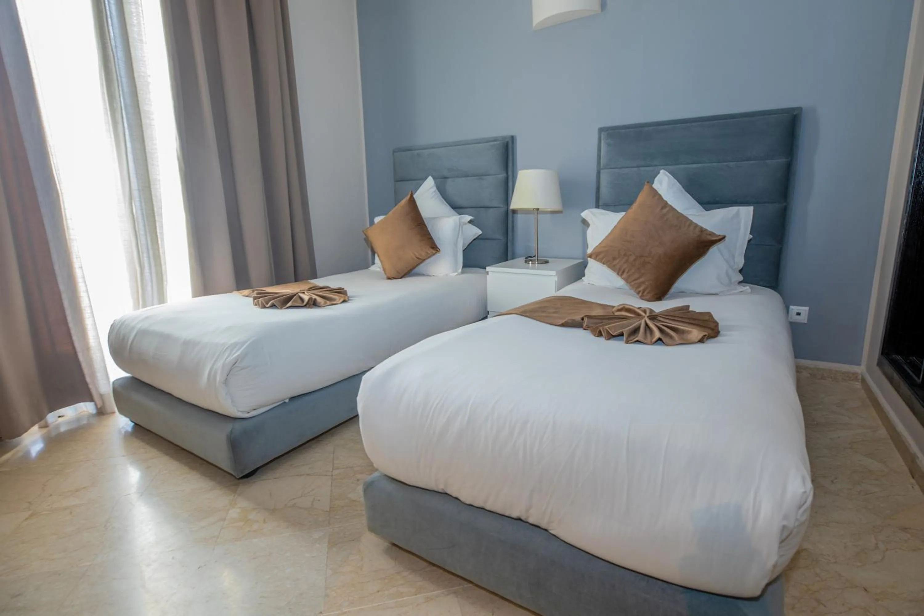 Bed in Oliva Hotel Condominium Marrakech