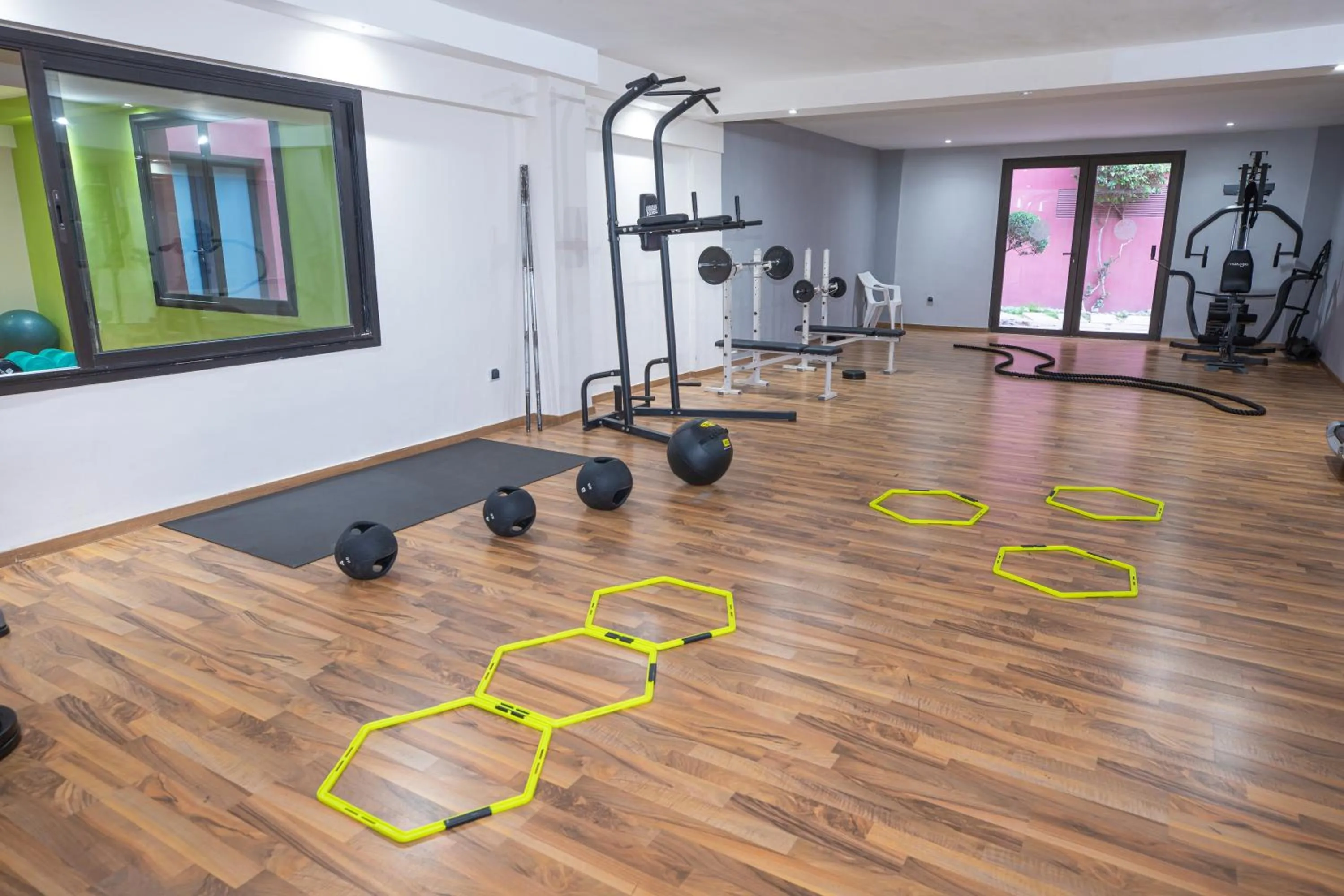 Fitness centre/facilities in Oliva Hotel Condominium Marrakech