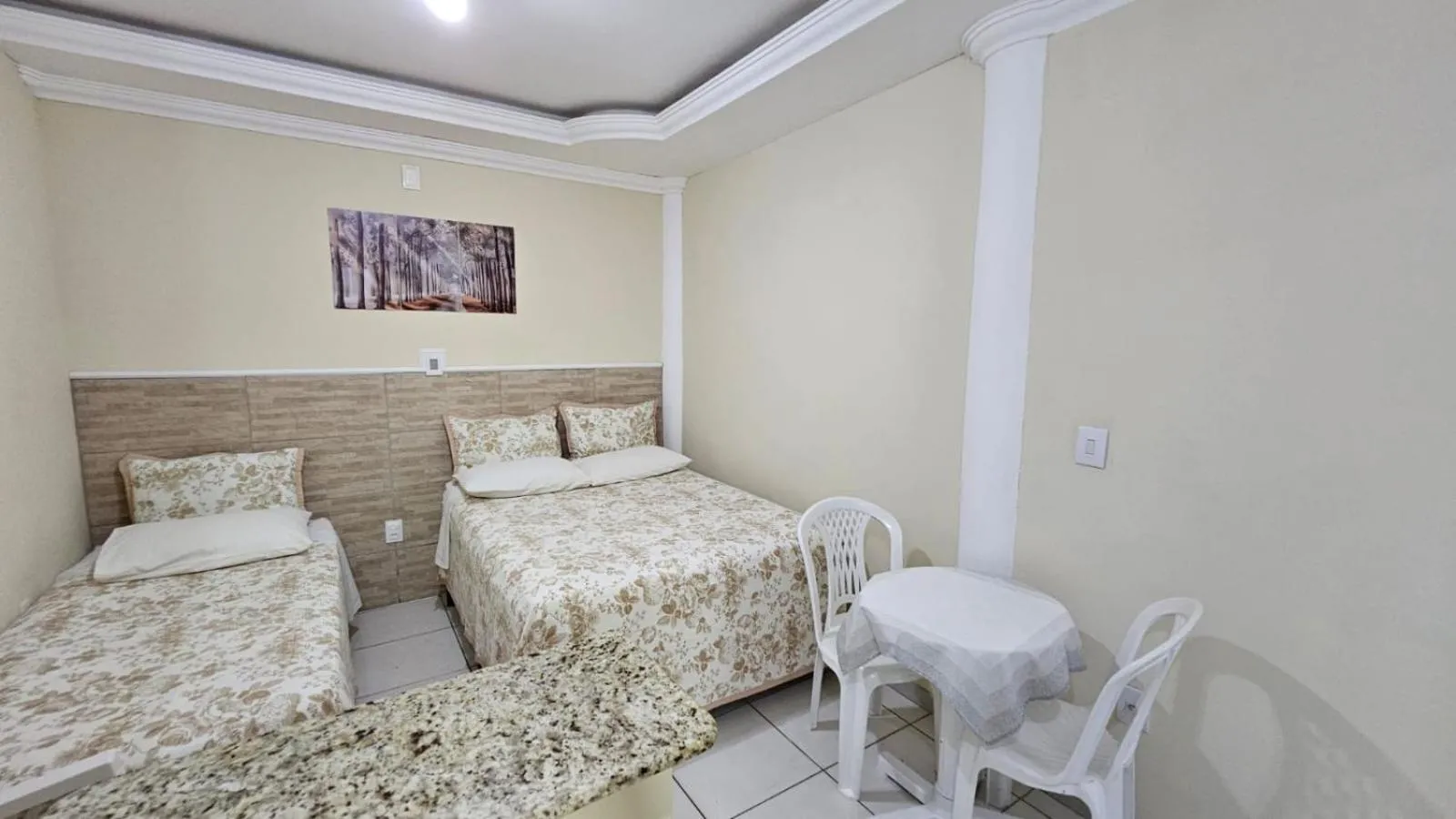Bed in Pousada Marques Floripa